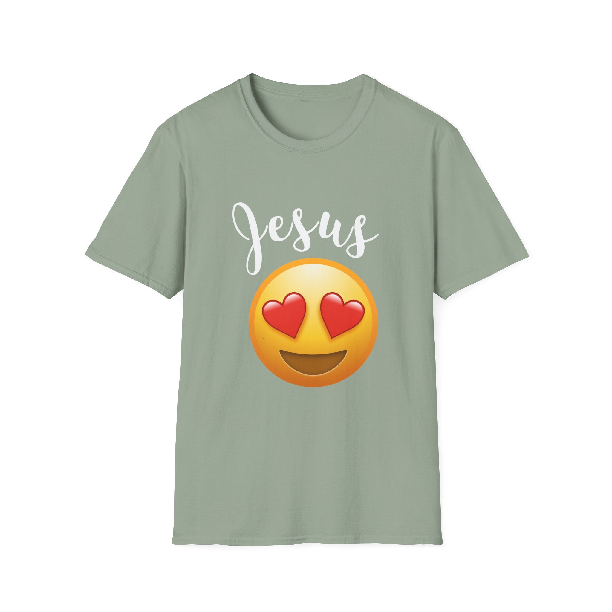Heart Eyes for Jesus Emoji T-Shirt — Love Reaction Tee
