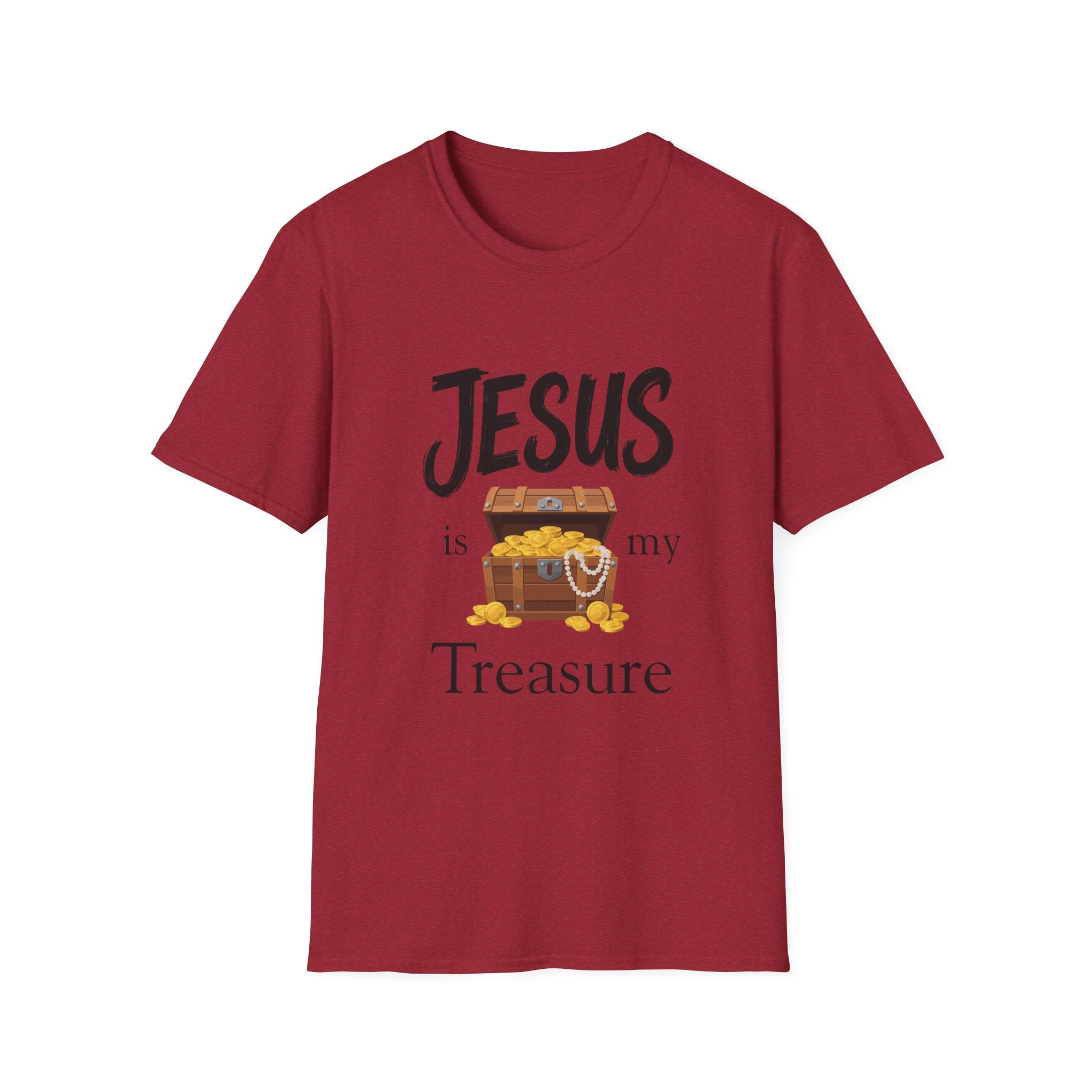 Jesus Is My Treasure T-Shirt — Christian Faith Graphic Tee