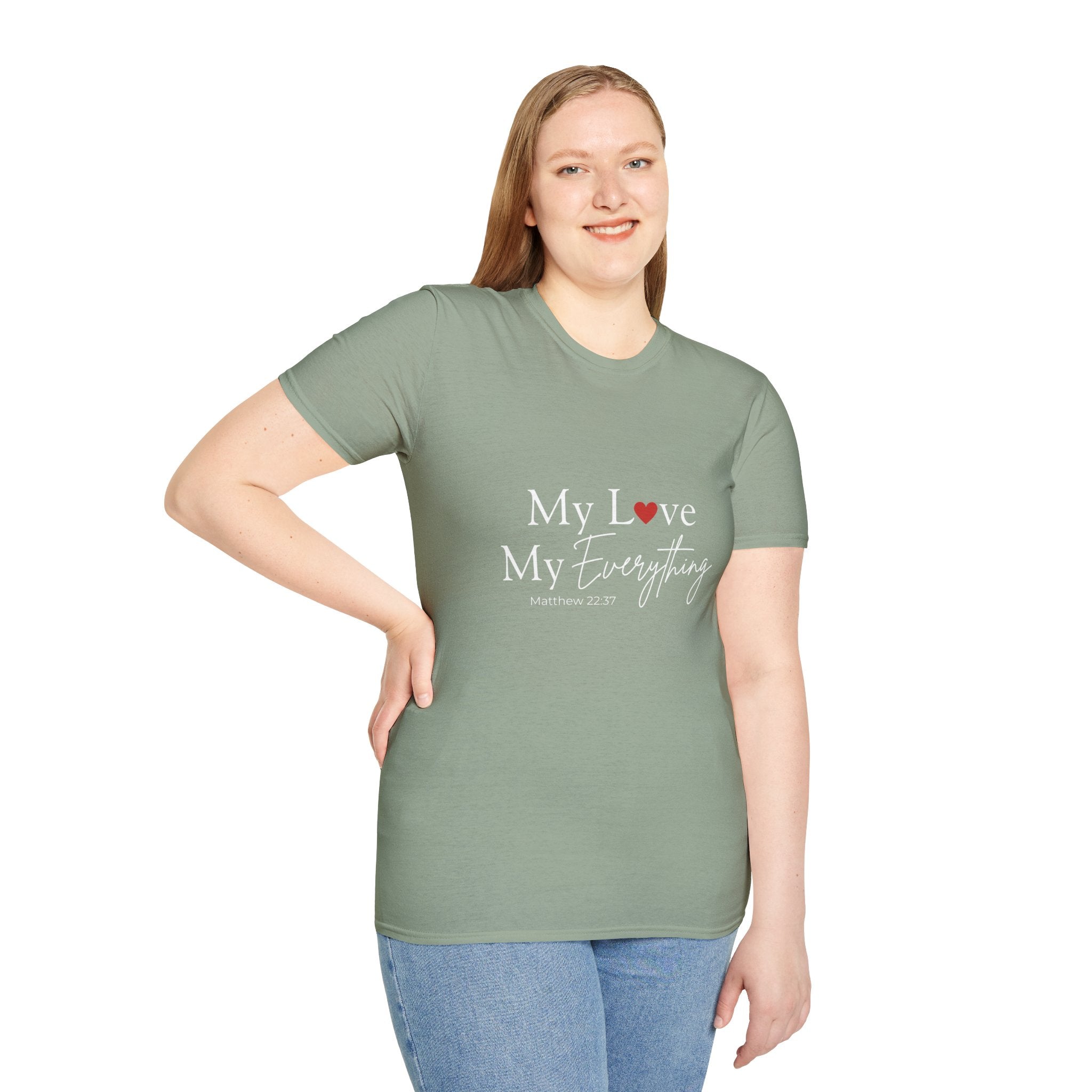 My Love My Everything Jesus Christian T-Shirt — Love for Christ Faith Tee