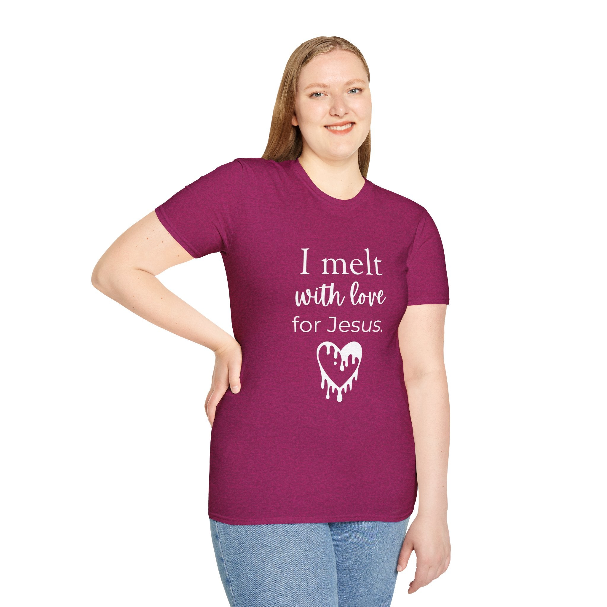 I Melt With Love For Jesus T-Shirt — Christian Faith Tee