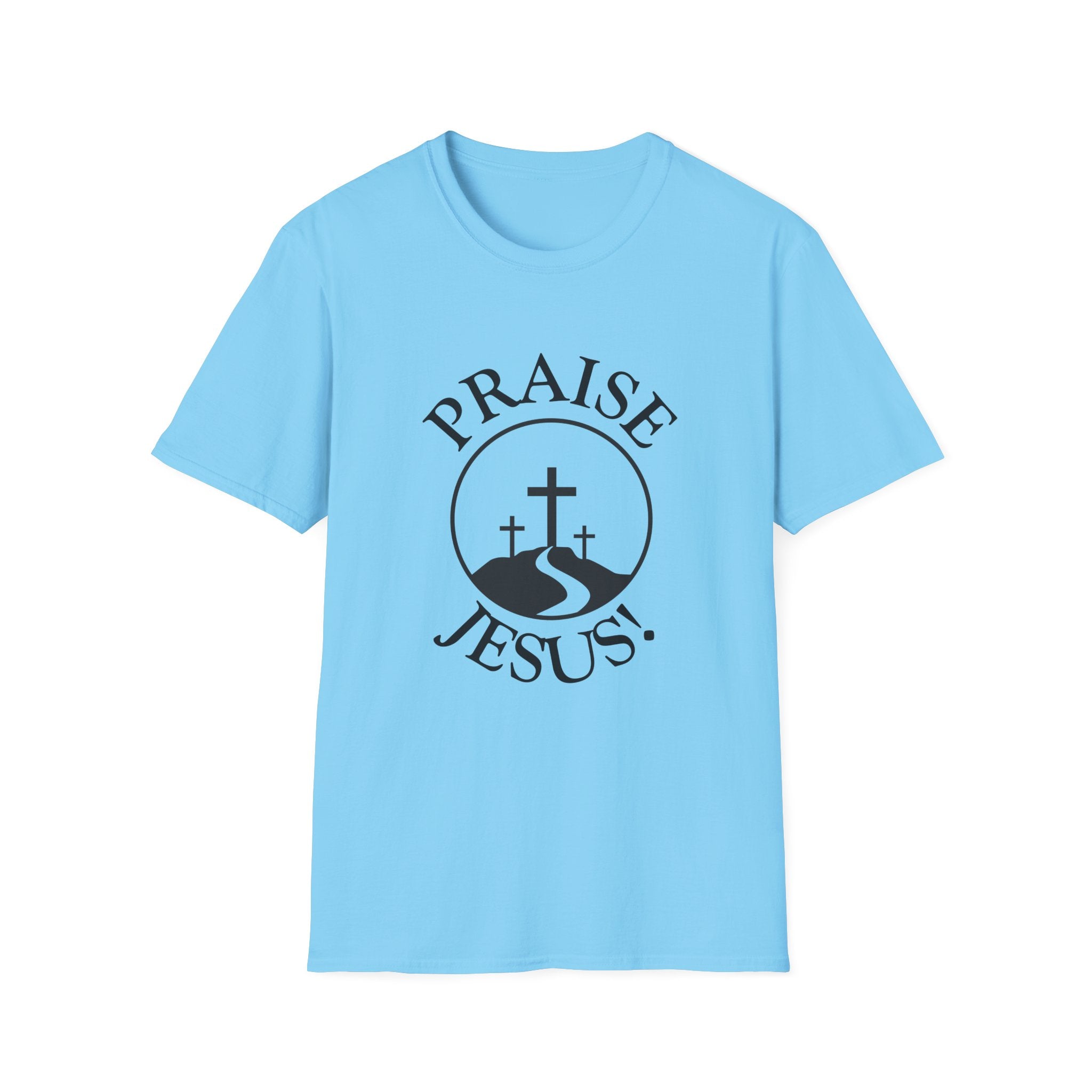 Praise Jesus T‑Shirt — Christian Faith Cross Tee