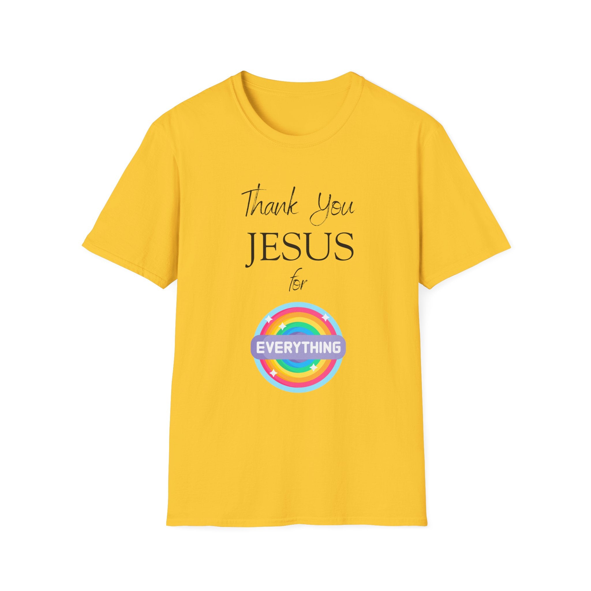 Thank You Jesus For Everything T-Shirt | Christian Faith Tee