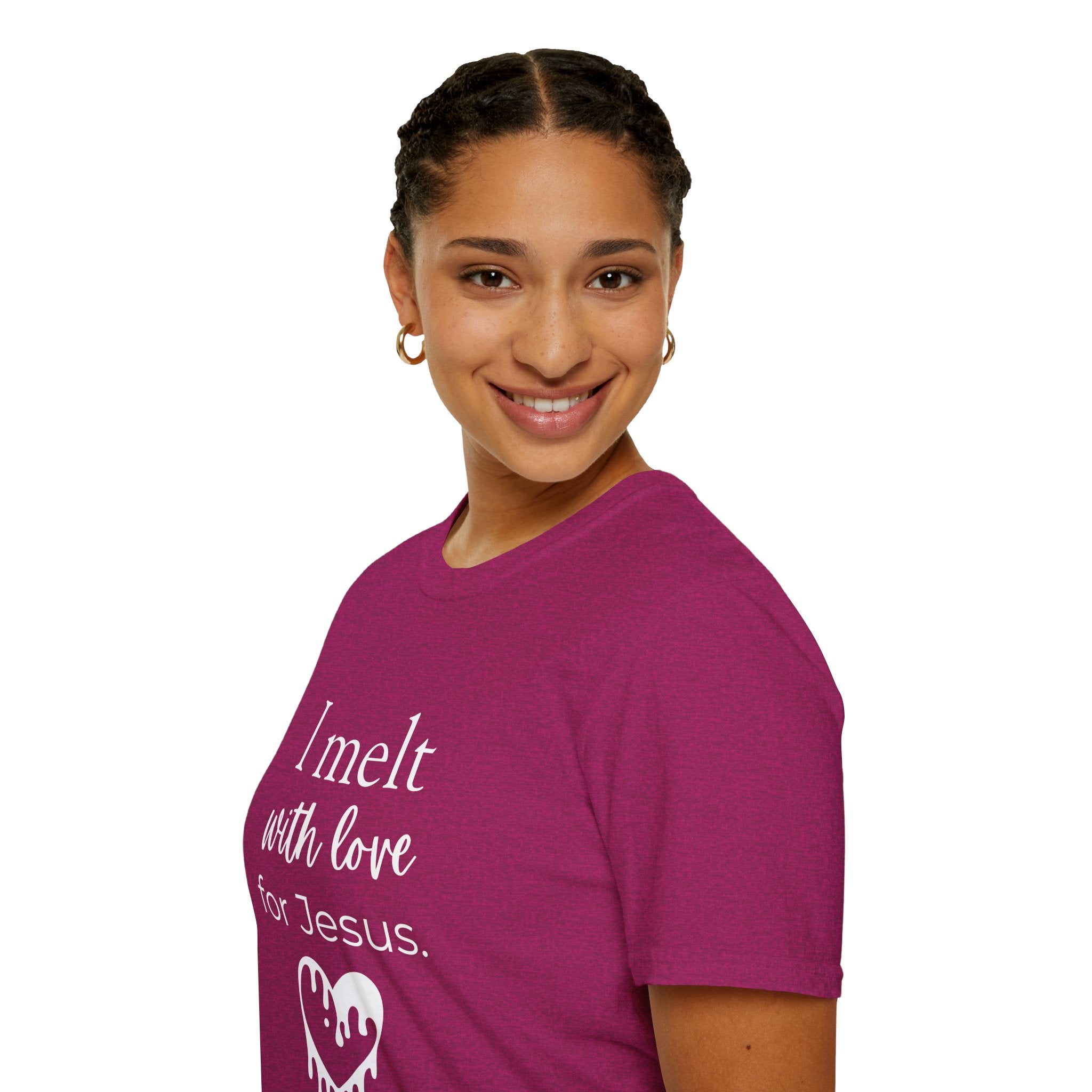 I Melt With Love For Jesus T-Shirt — Christian Faith Tee