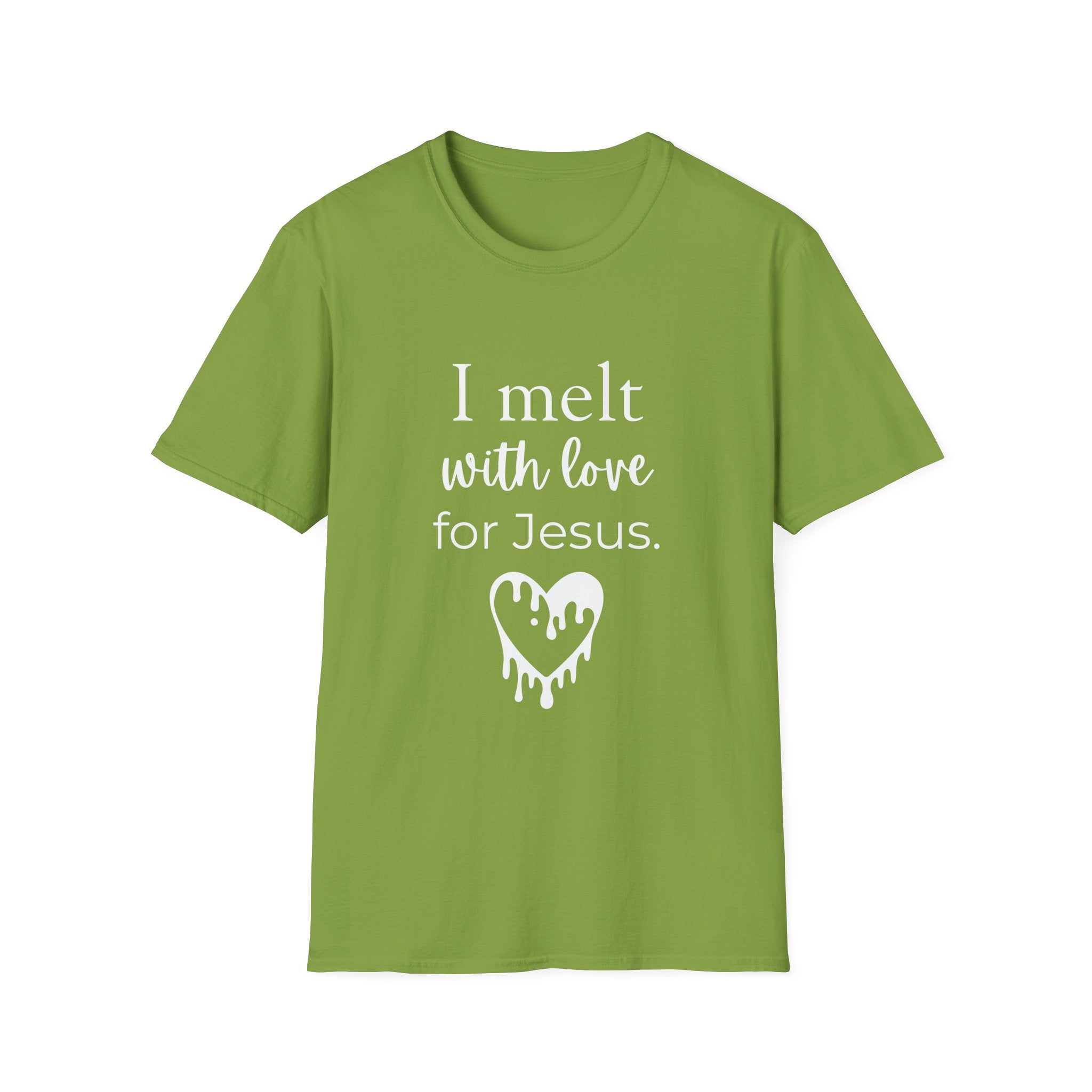 I Melt With Love For Jesus T-Shirt — Christian Faith Tee