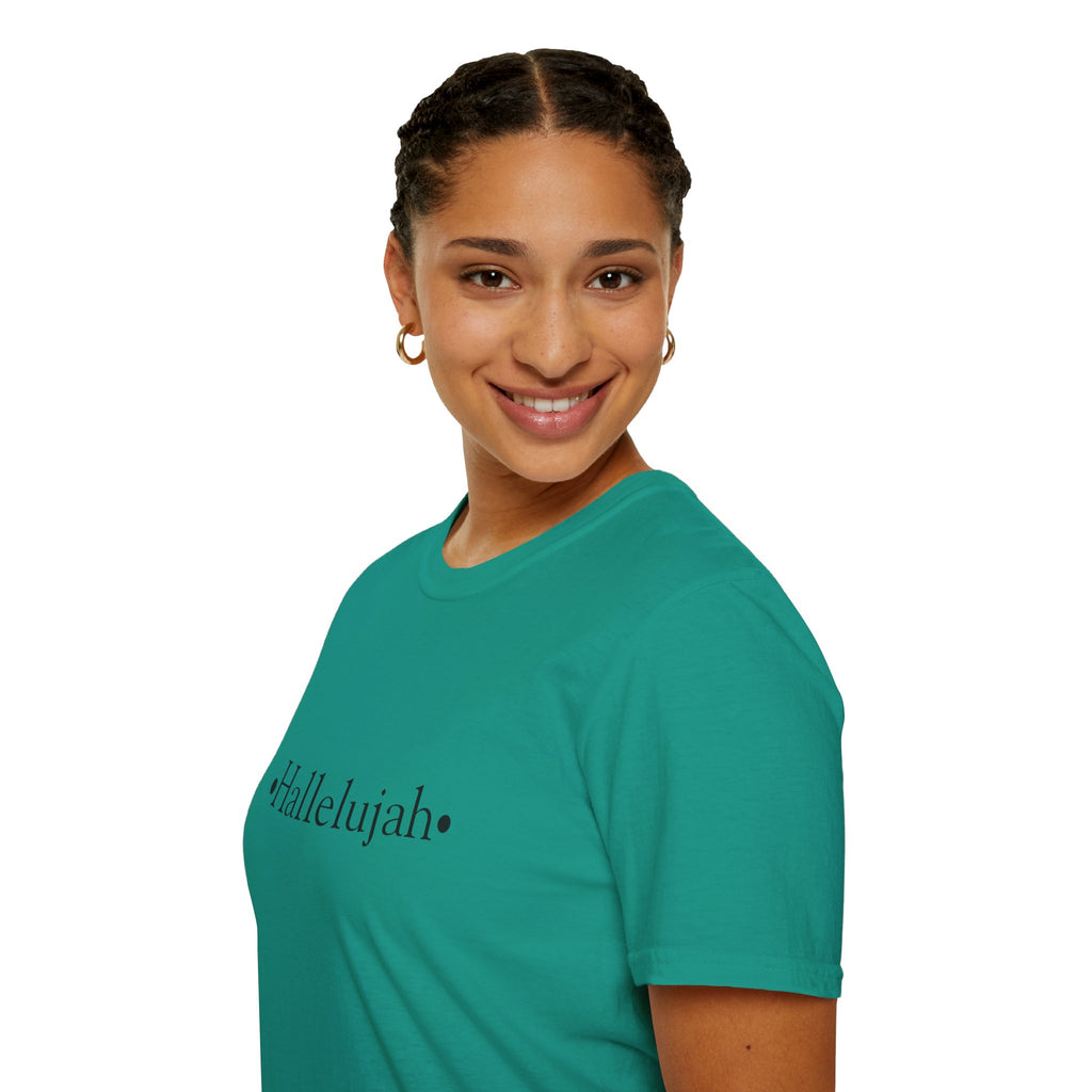 Hallelujah T-Shirt — Minimal Christian Faith Tee