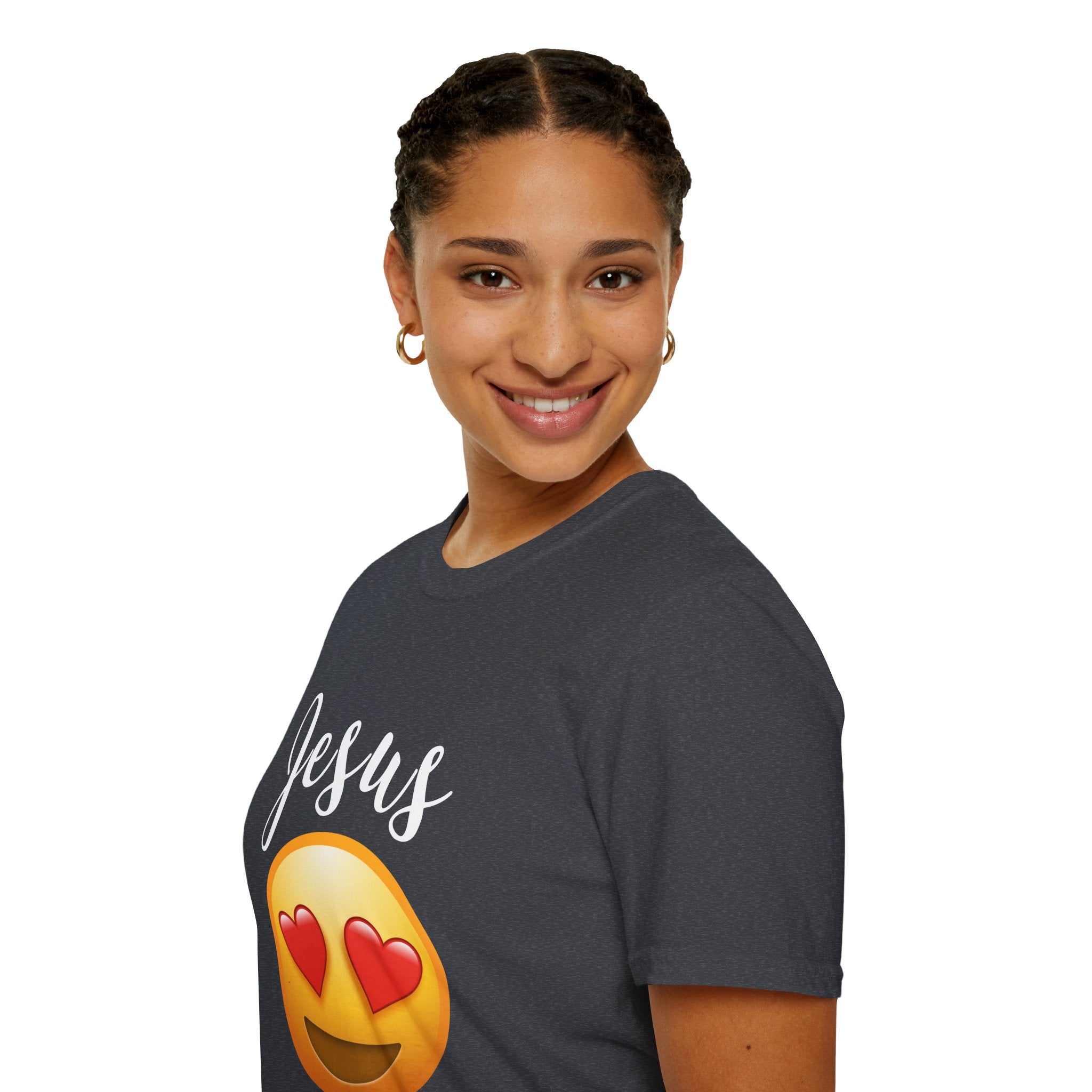 Heart Eyes for Jesus Emoji T-Shirt — Love Reaction Tee