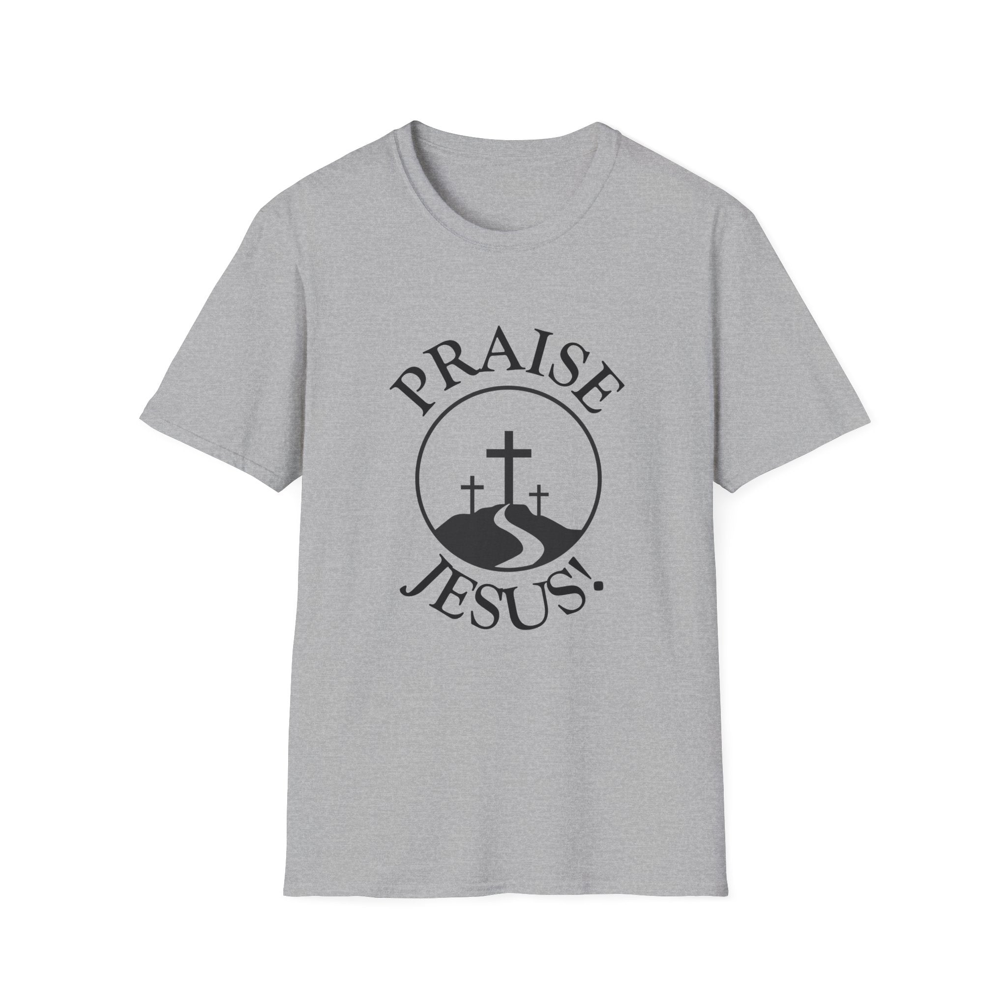 Praise Jesus T‑Shirt — Christian Faith Cross Tee