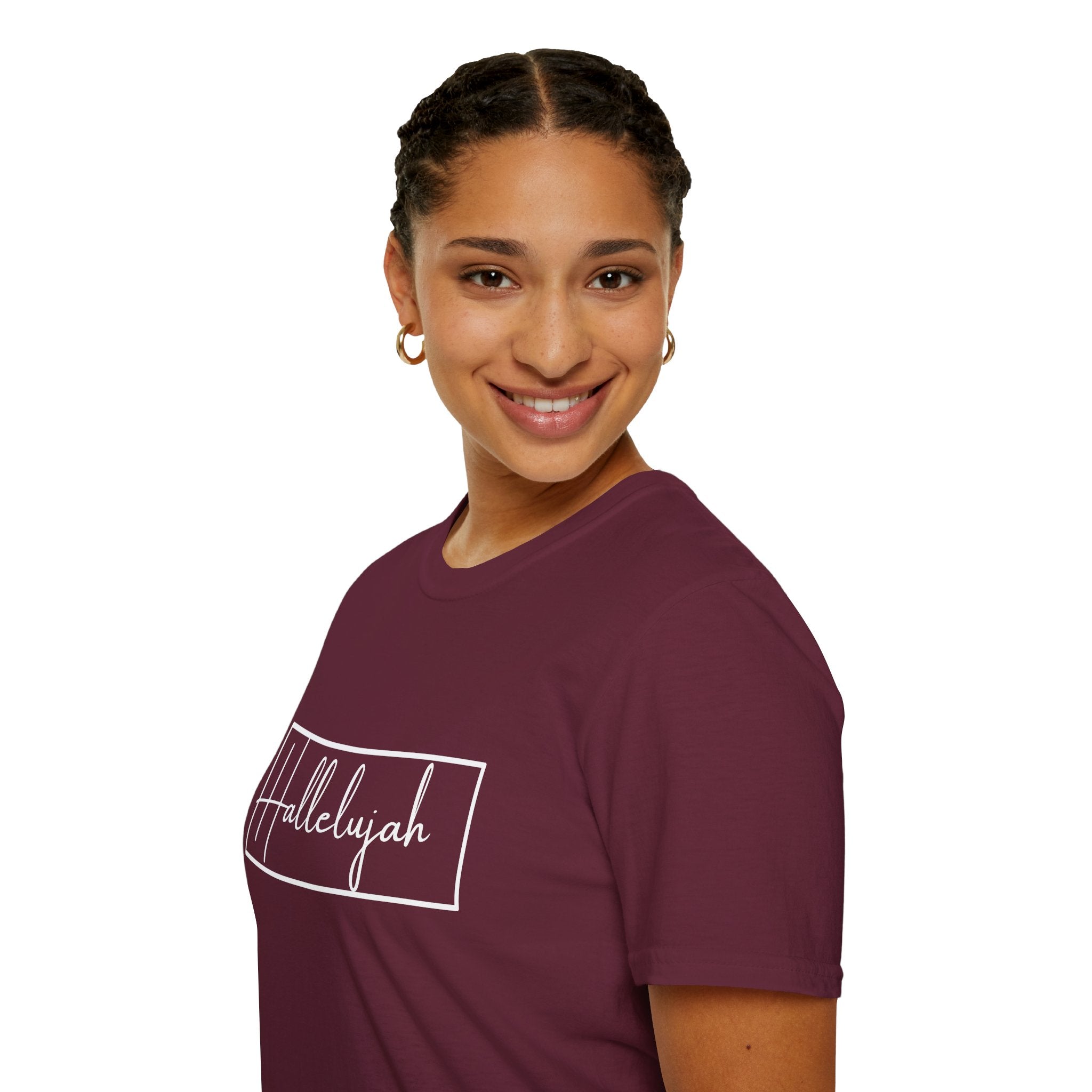 Hallelujah Graphic T-Shirt — Christian Faith Tee for Easter & Everyday