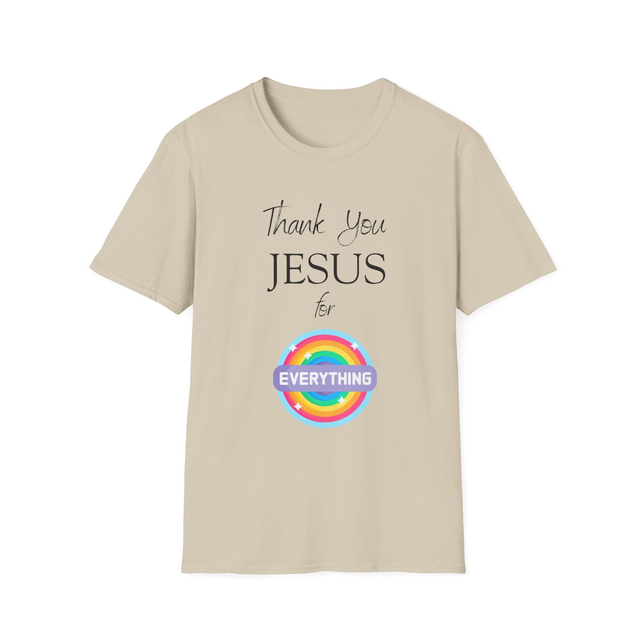 Thank You Jesus For Everything T-Shirt | Christian Faith Tee