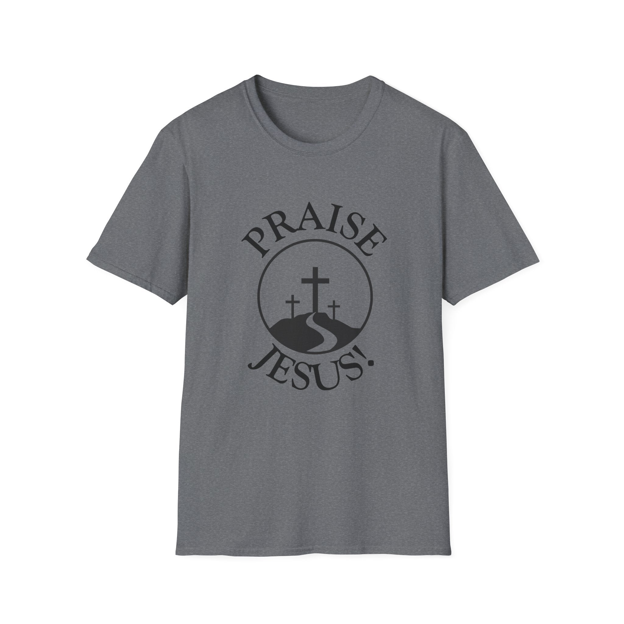 Praise Jesus T‑Shirt — Christian Faith Cross Tee