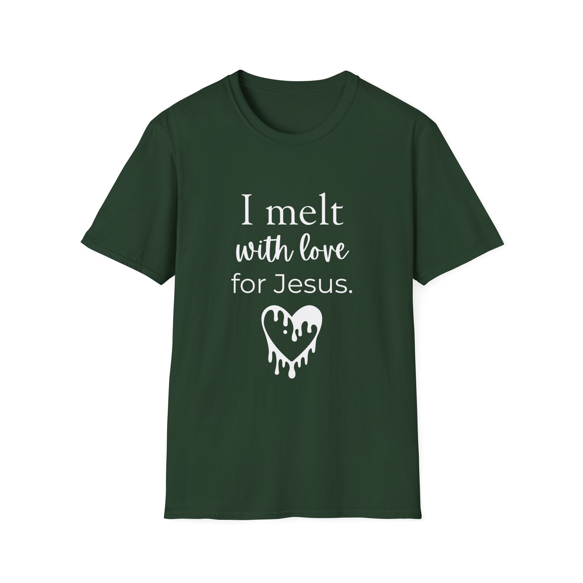 I Melt With Love For Jesus T-Shirt — Christian Faith Tee