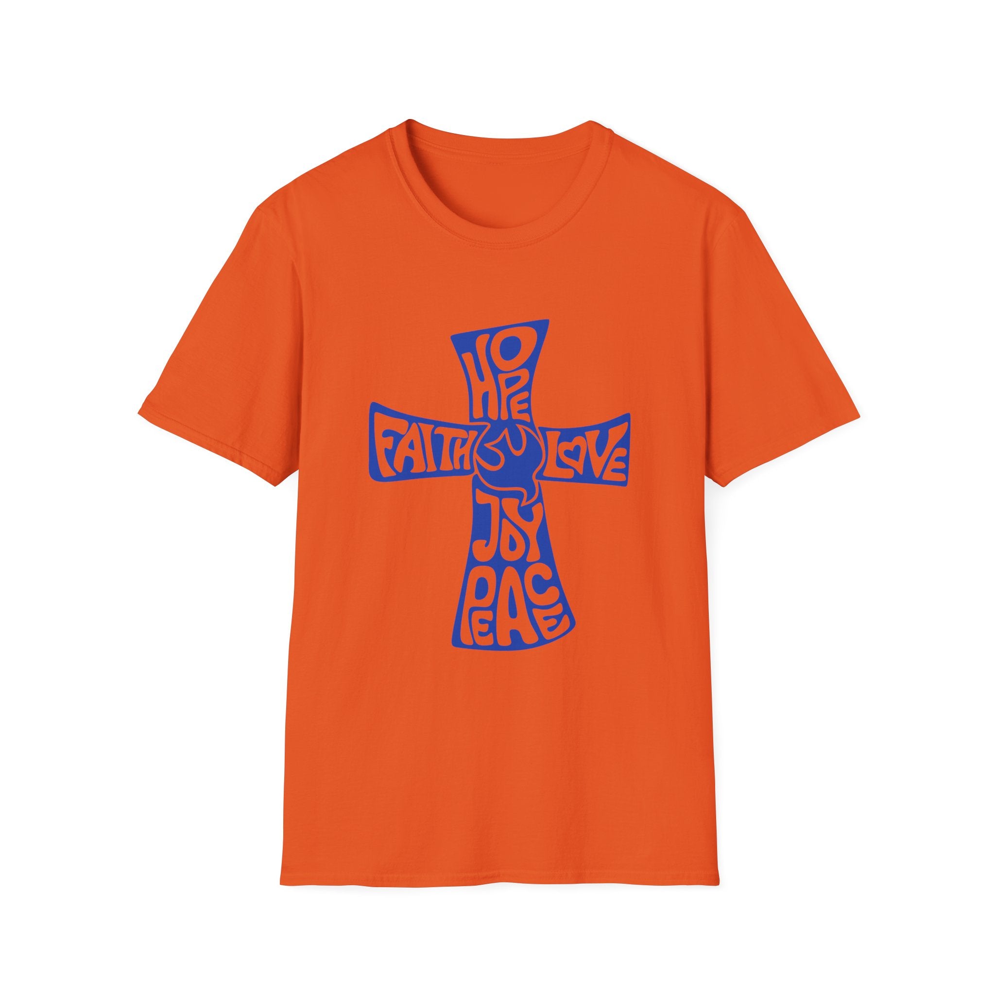 Faith Love Hope Cross T-Shirt — Christian Inspirational Graphic Tee