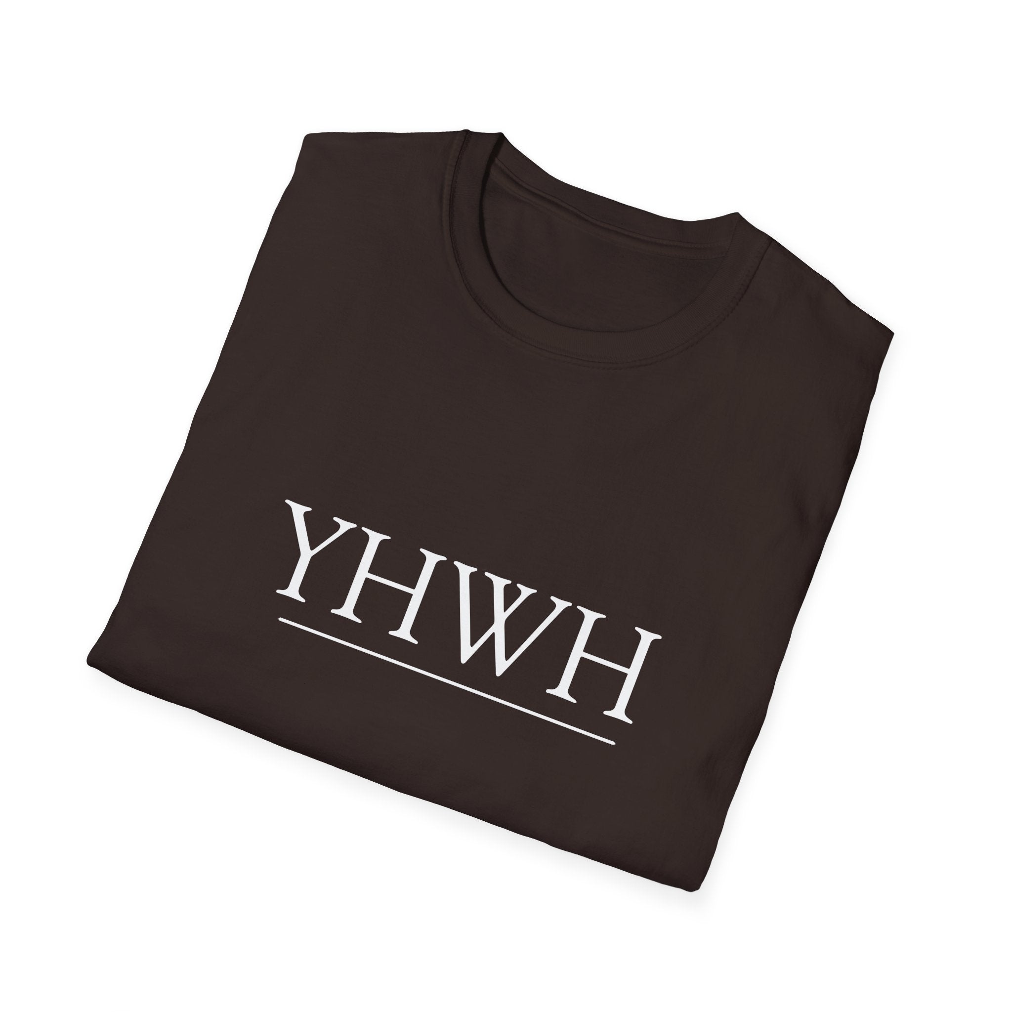 YHWH Faith T-Shirt — Minimalist Christian Scripture Tee
