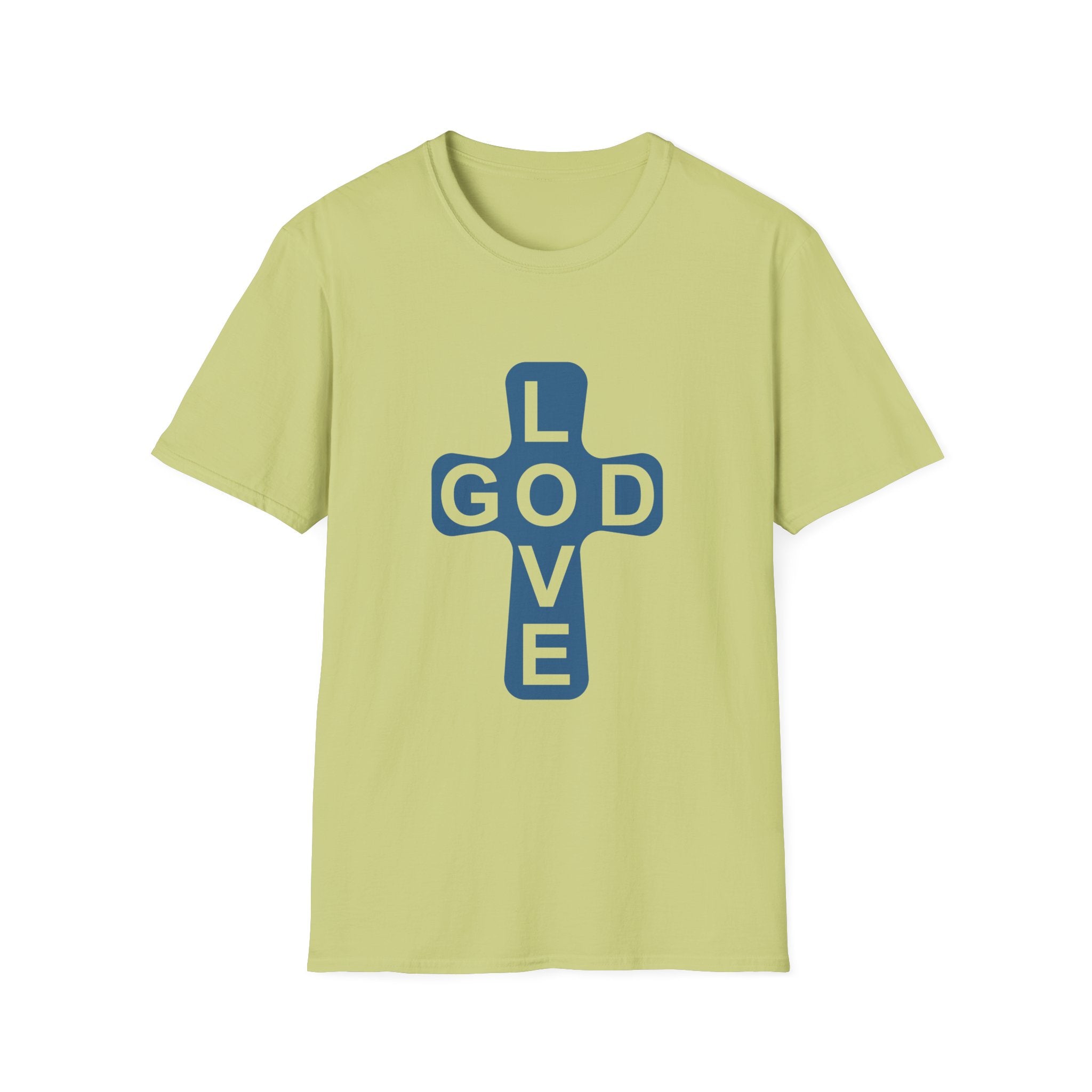 Love God Cross T-Shirt — Christian Faith Tee