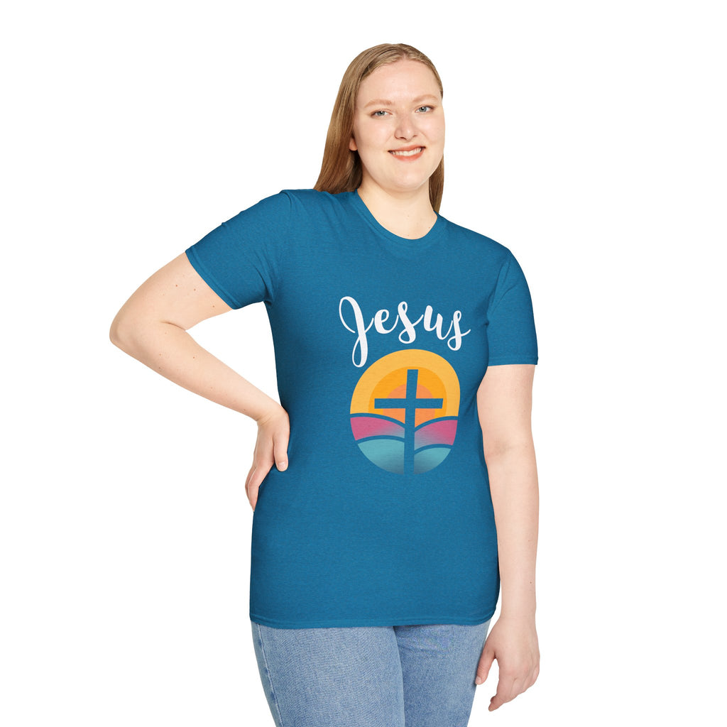 Sunrise Cross T-Shirt | Christian Faith graphic tee