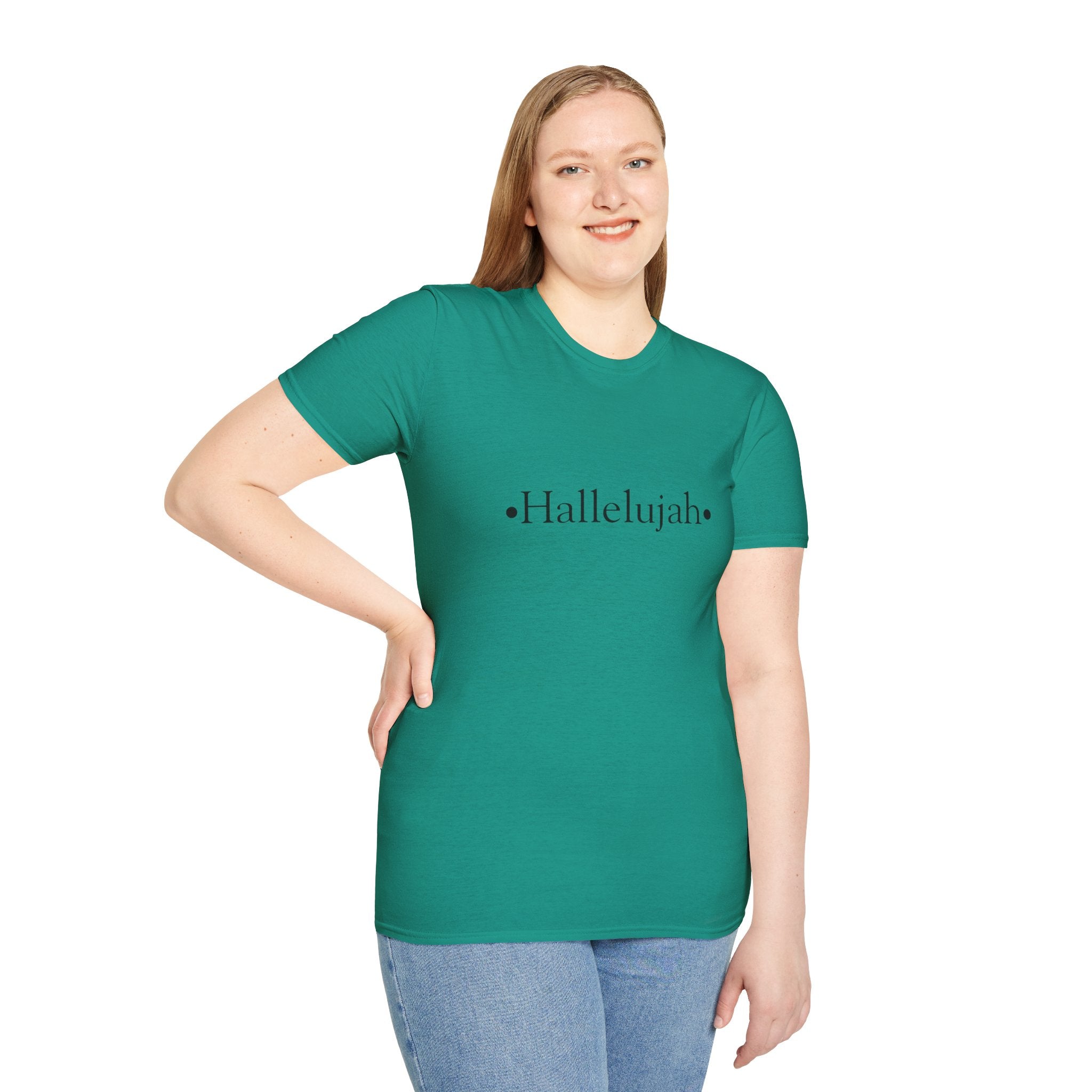 Hallelujah T-Shirt — Minimal Christian Faith Tee