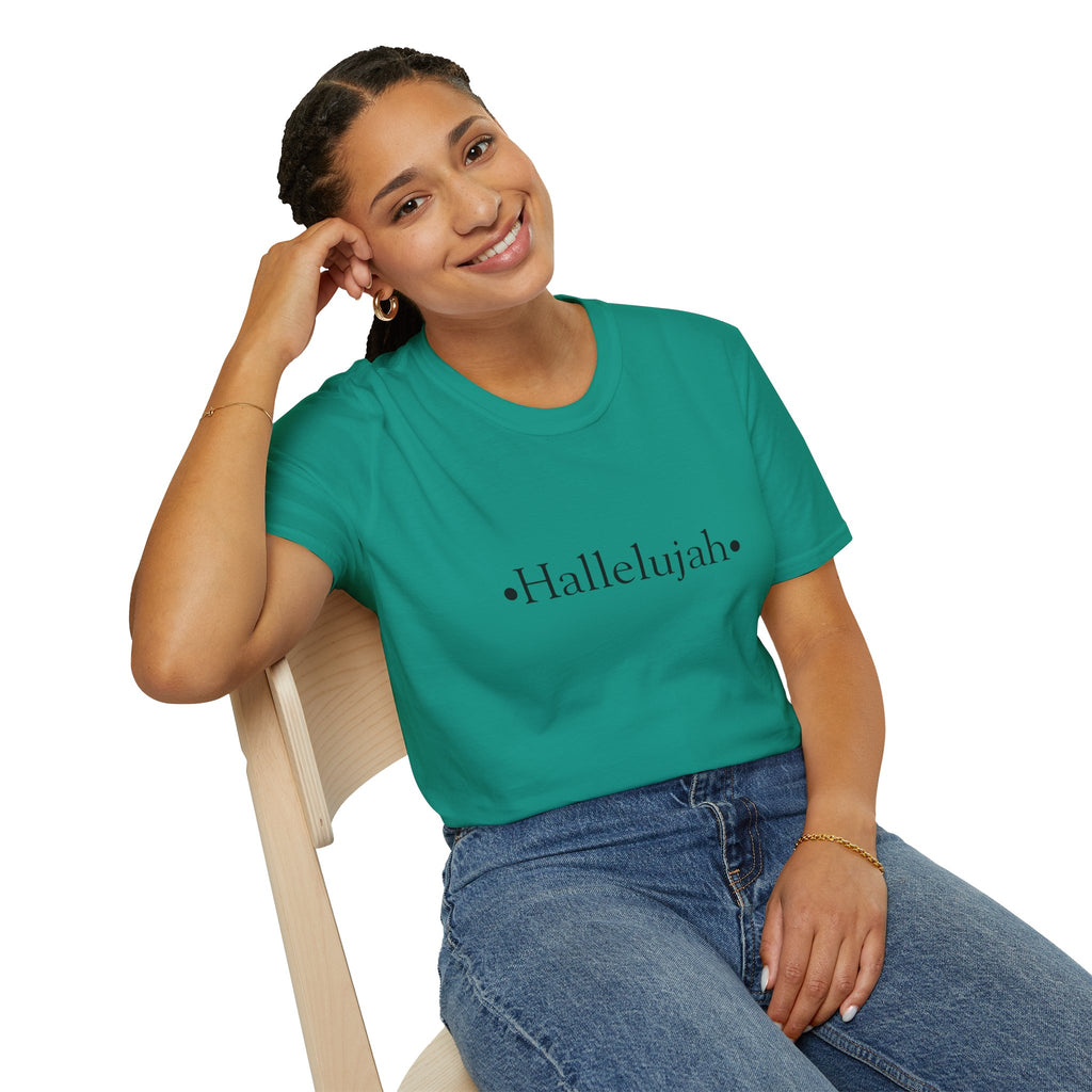 Hallelujah T-Shirt — Minimal Christian Faith Tee