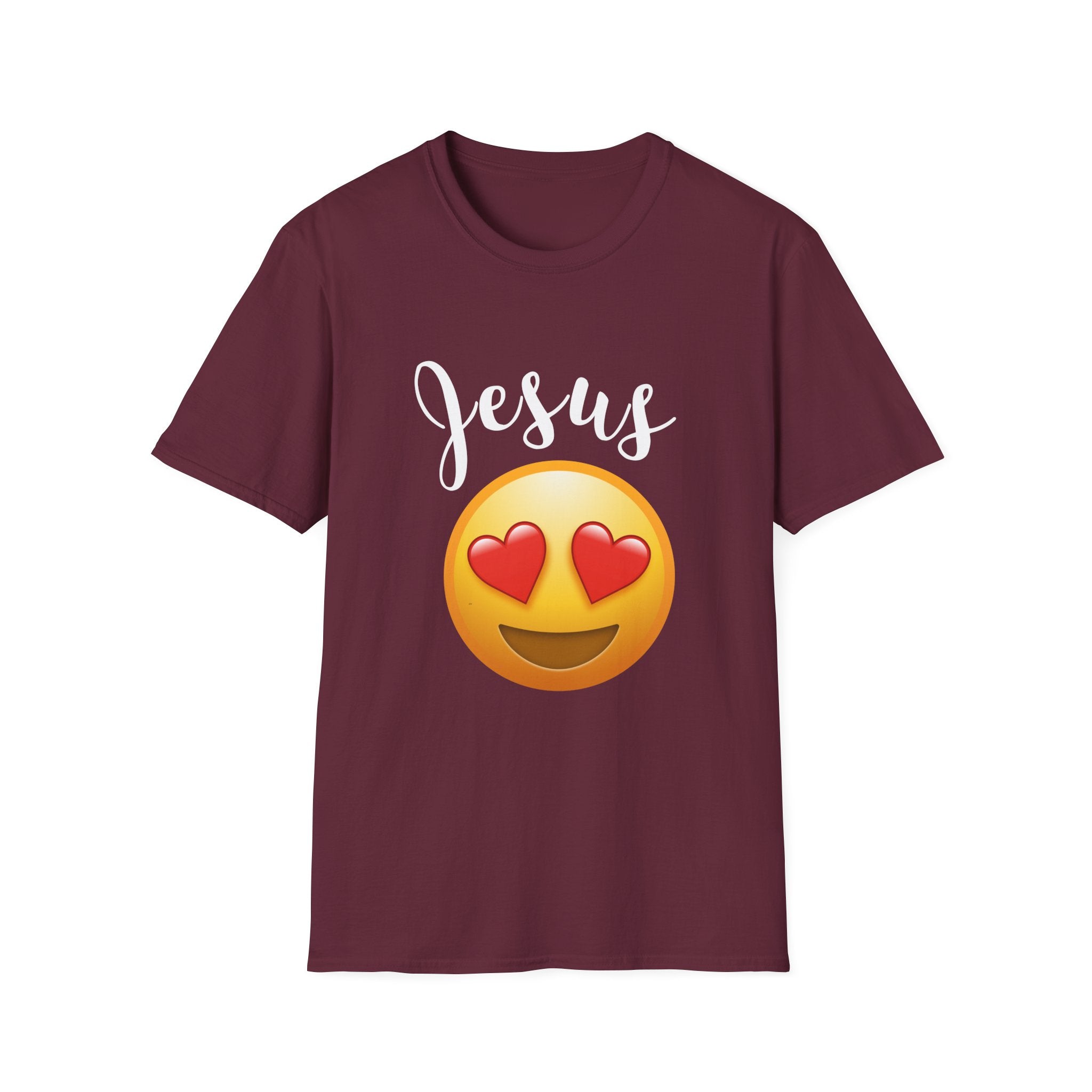 Heart Eyes for Jesus Emoji T-Shirt — Love Reaction Tee