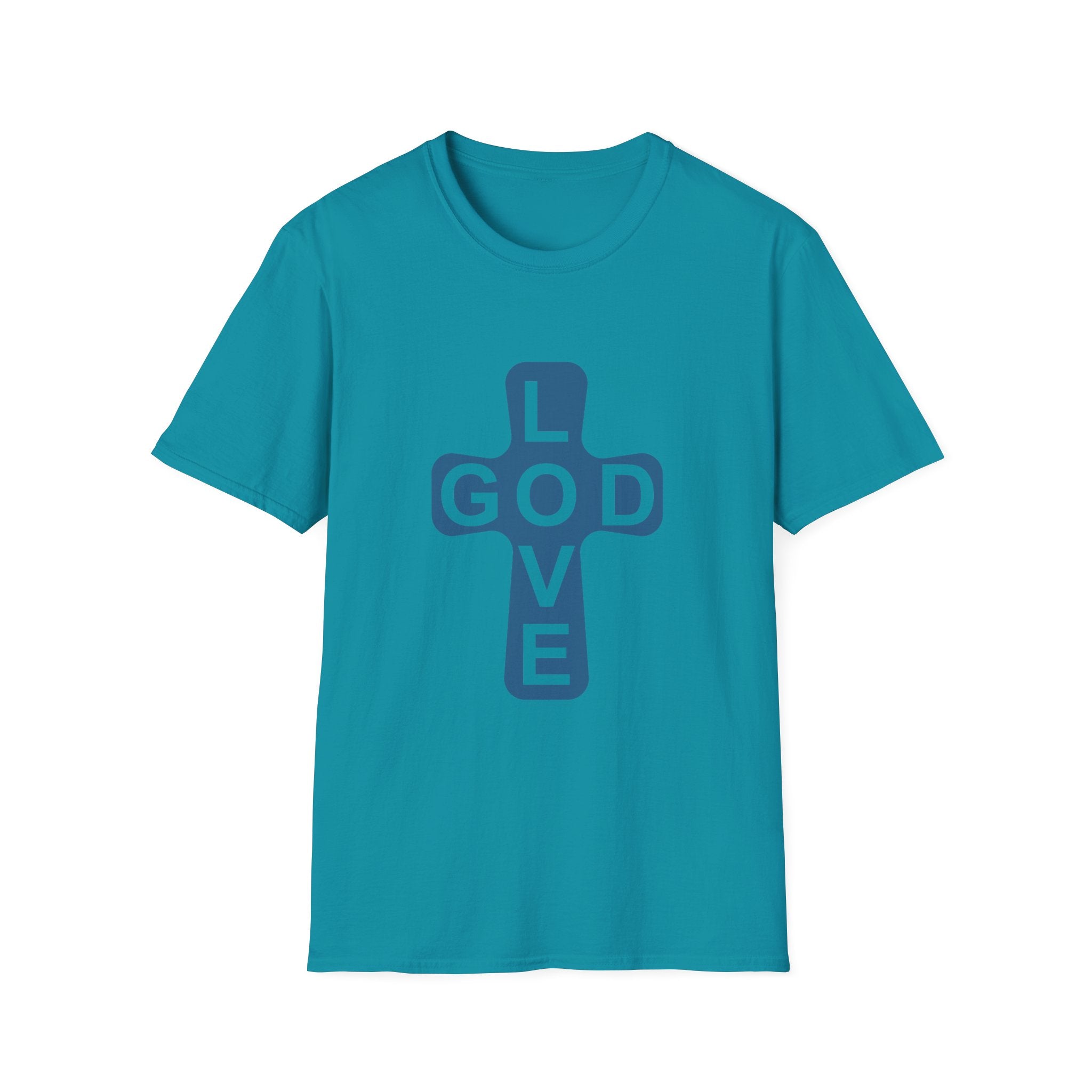 Love God Cross T-Shirt — Christian Faith Tee