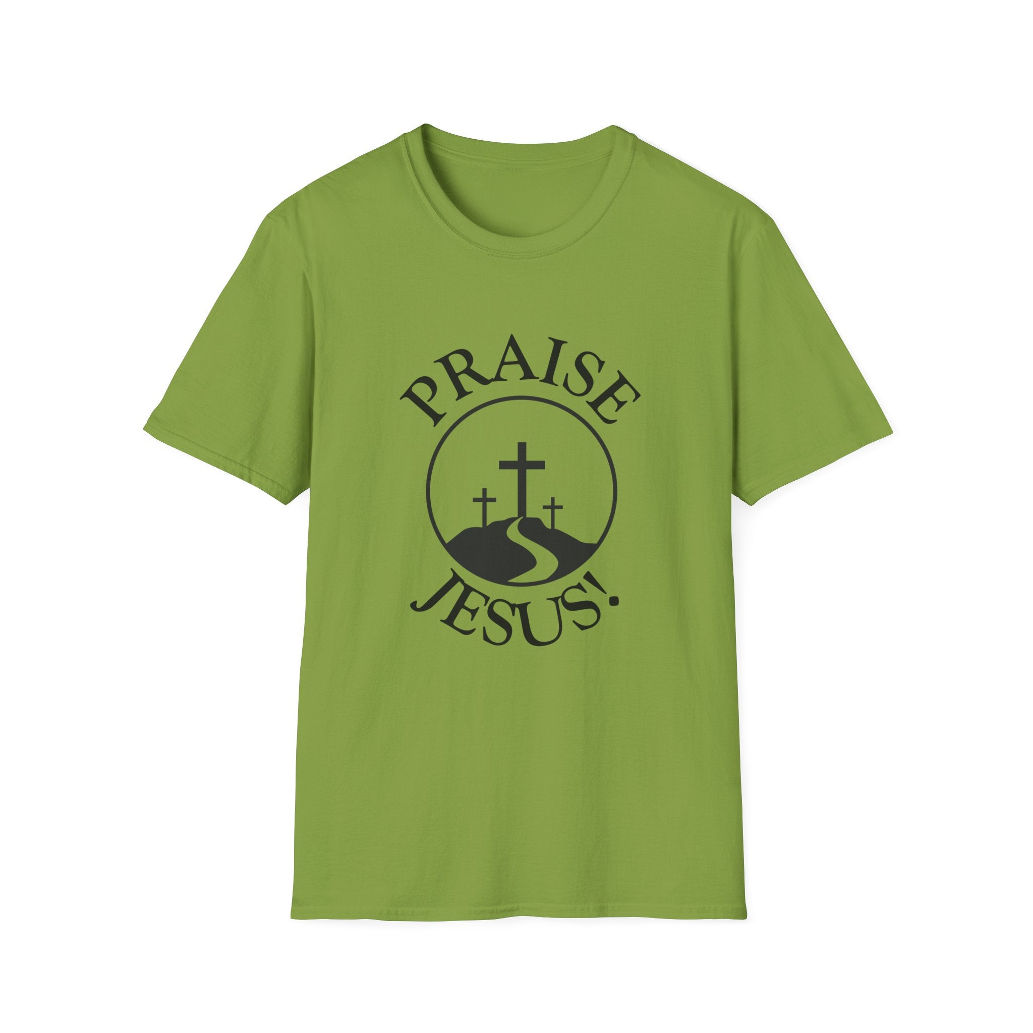 Praise Jesus T‑Shirt — Christian Faith Cross Tee