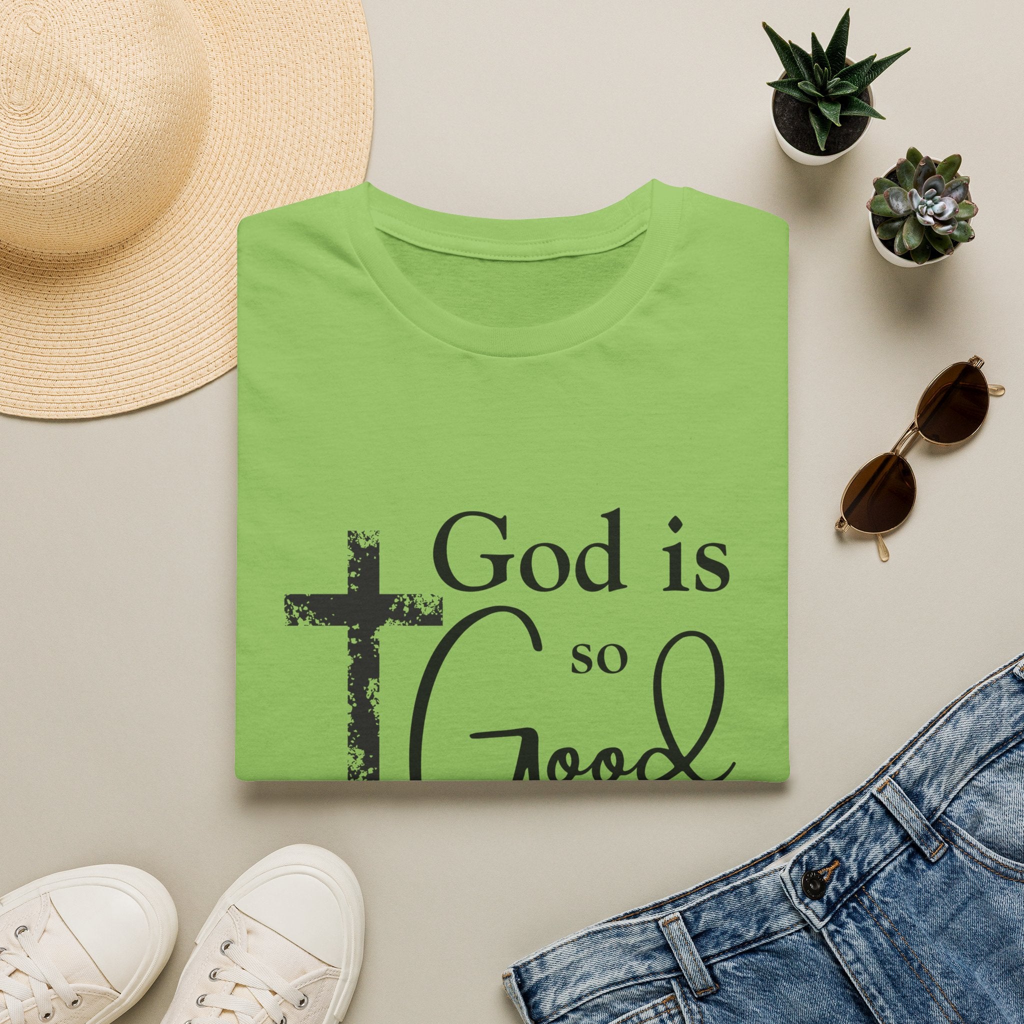 God Is So Good T-Shirt — Inspirational Christian Faith Tee