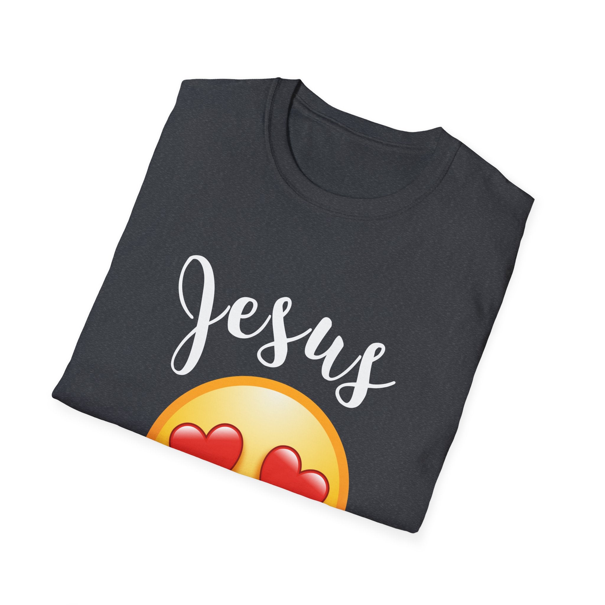 Heart Eyes for Jesus Emoji T-Shirt — Love Reaction Tee