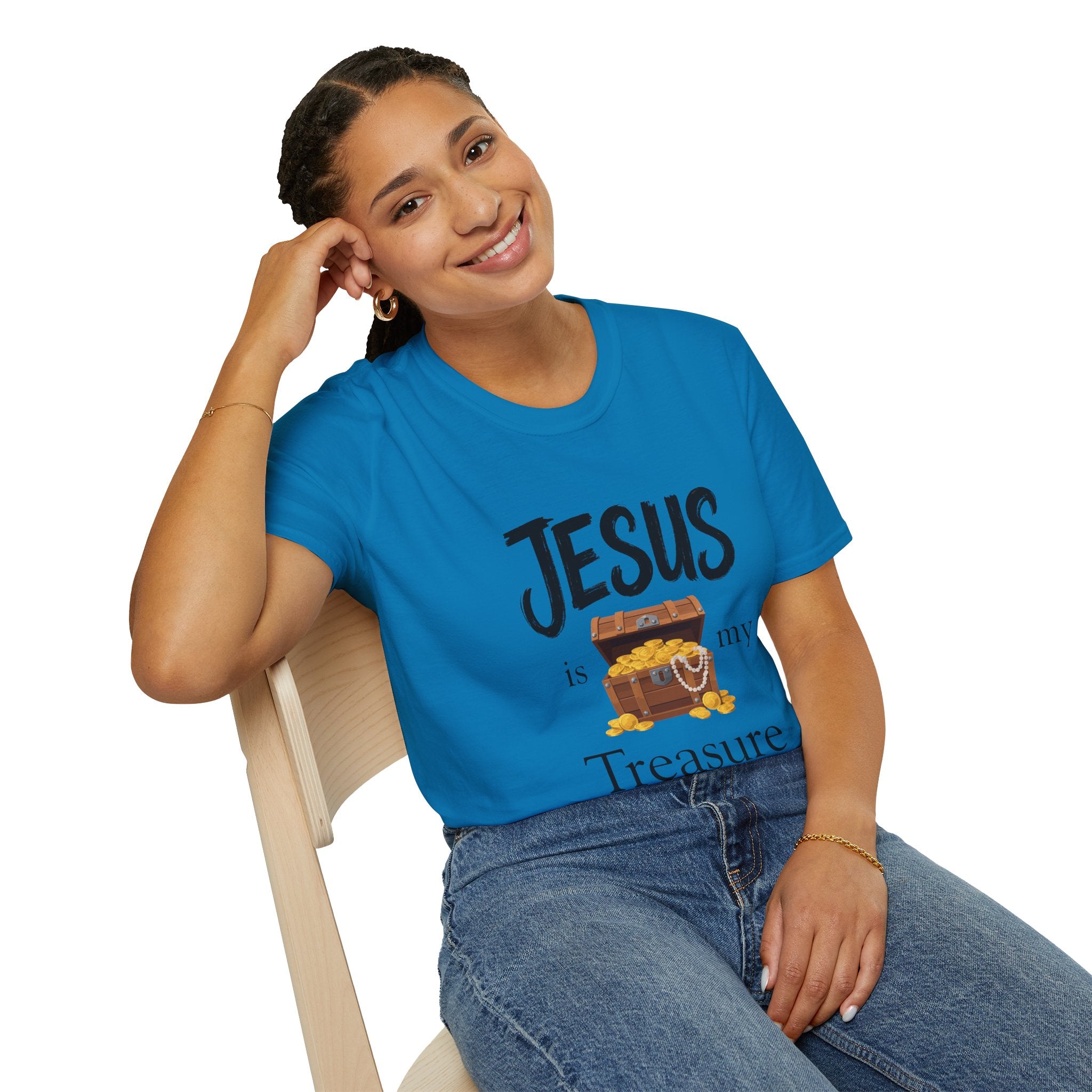 Jesus Is My Treasure T-Shirt — Christian Faith Graphic Tee