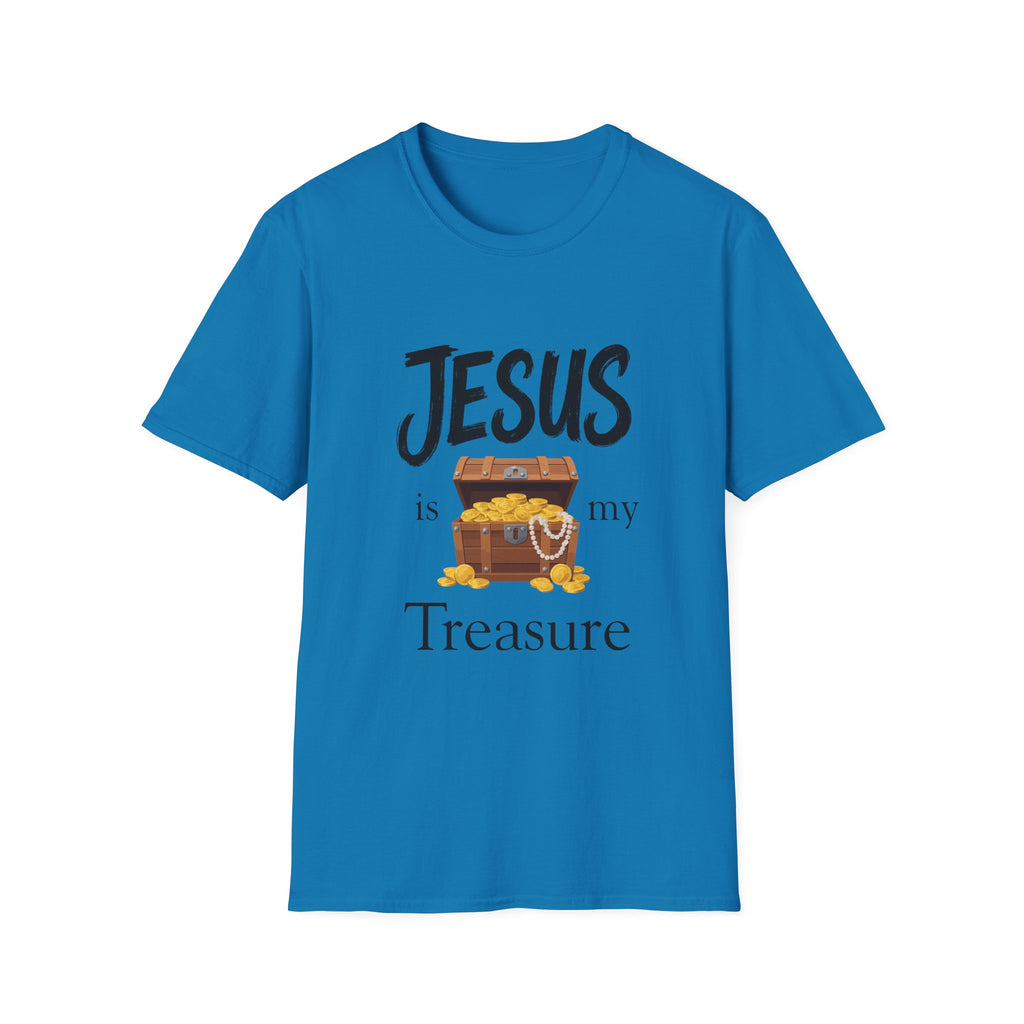 Jesus Is My Treasure T-Shirt — Christian Faith Graphic Tee
