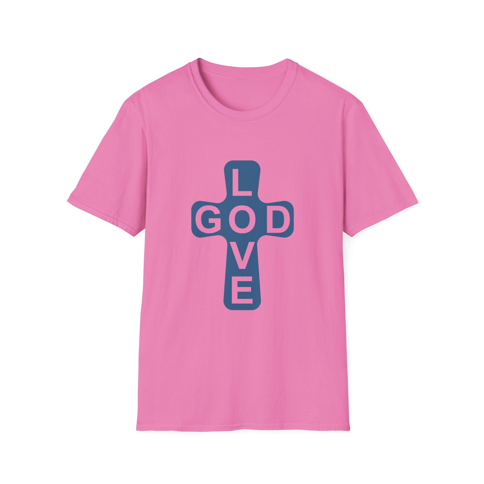 Love God Cross T-Shirt — Christian Faith Tee