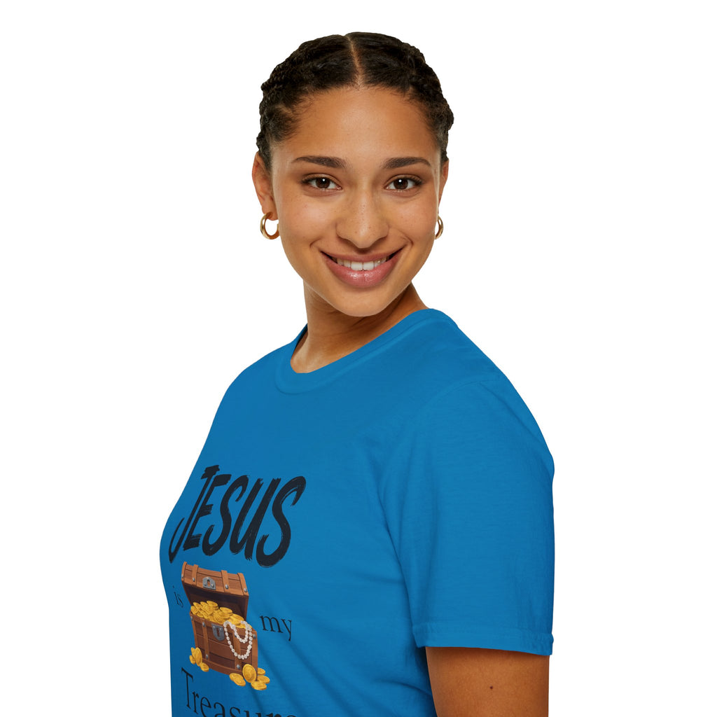 Jesus Is My Treasure T-Shirt — Christian Faith Graphic Tee
