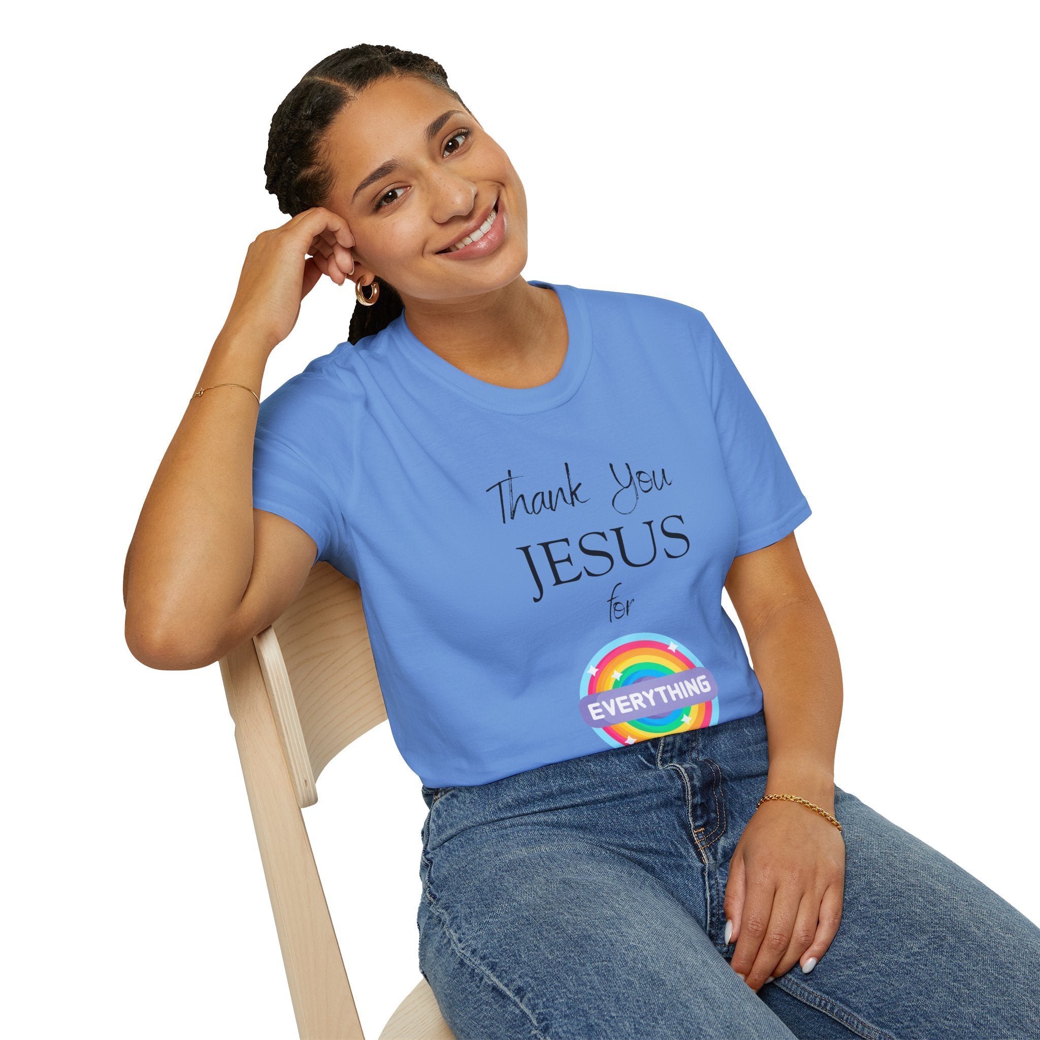 Thank You Jesus For Everything T-Shirt | Christian Faith Tee