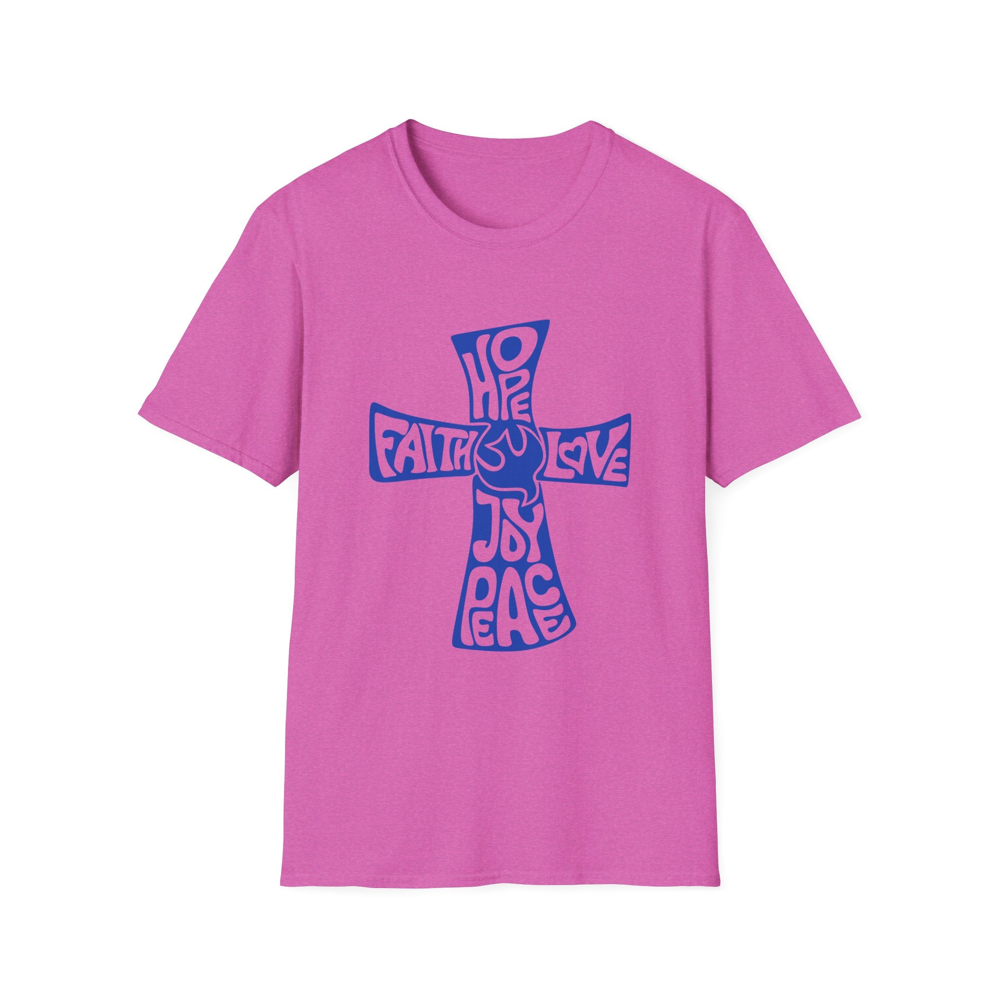 Faith Love Hope Cross T-Shirt — Christian Inspirational Graphic Tee