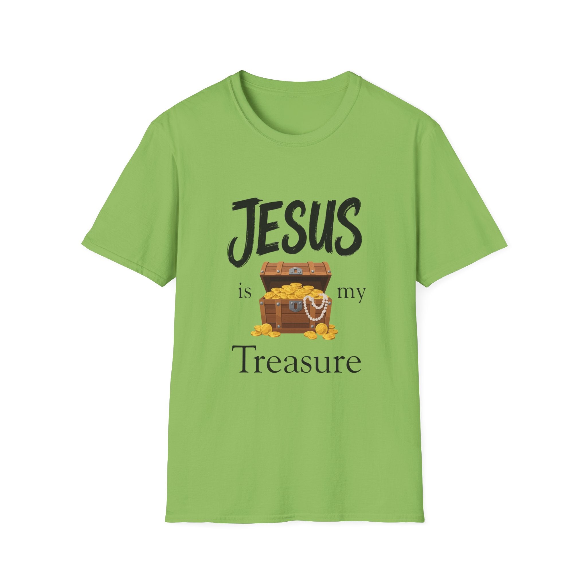 Jesus Is My Treasure T-Shirt — Christian Faith Graphic Tee
