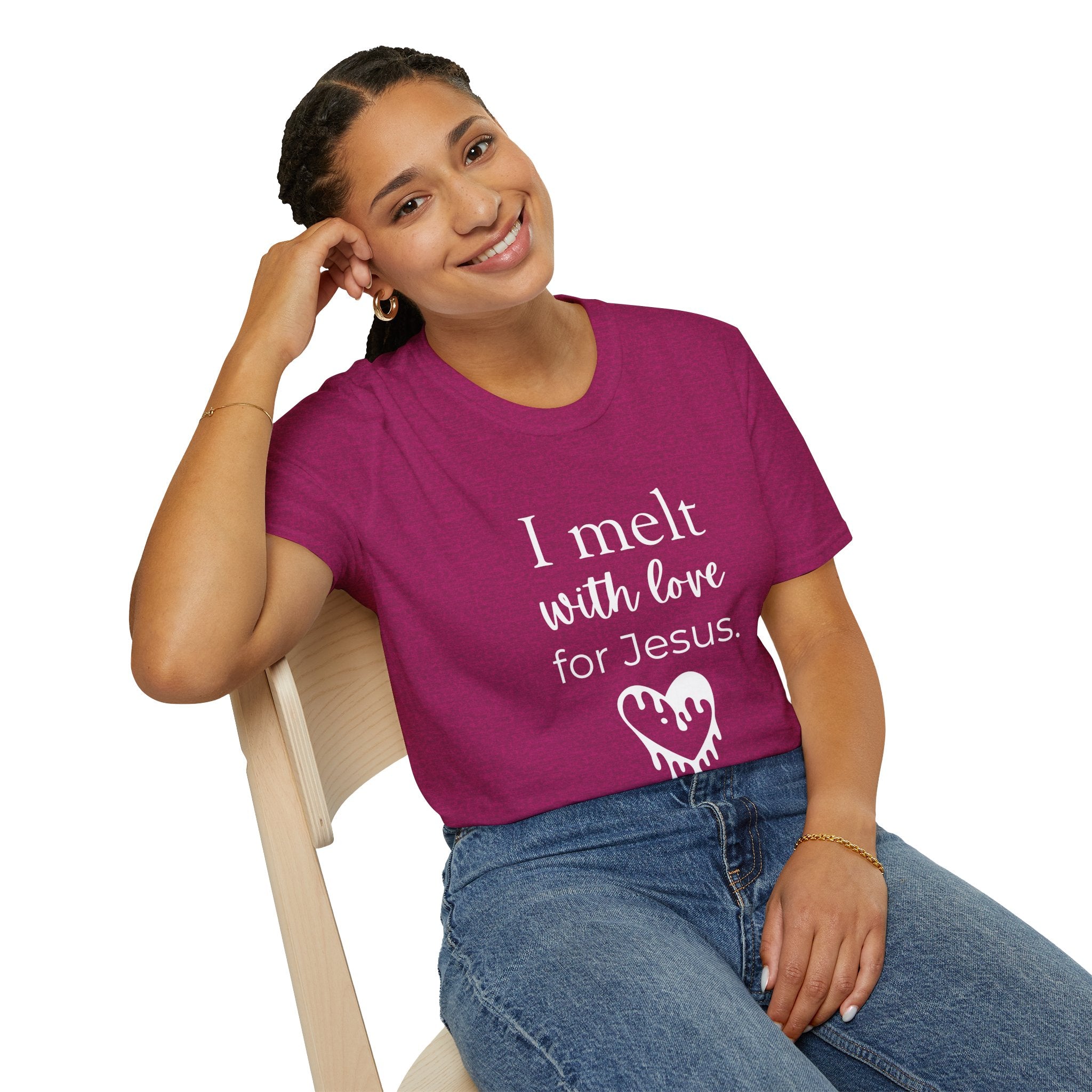 I Melt With Love For Jesus T-Shirt — Christian Faith Tee