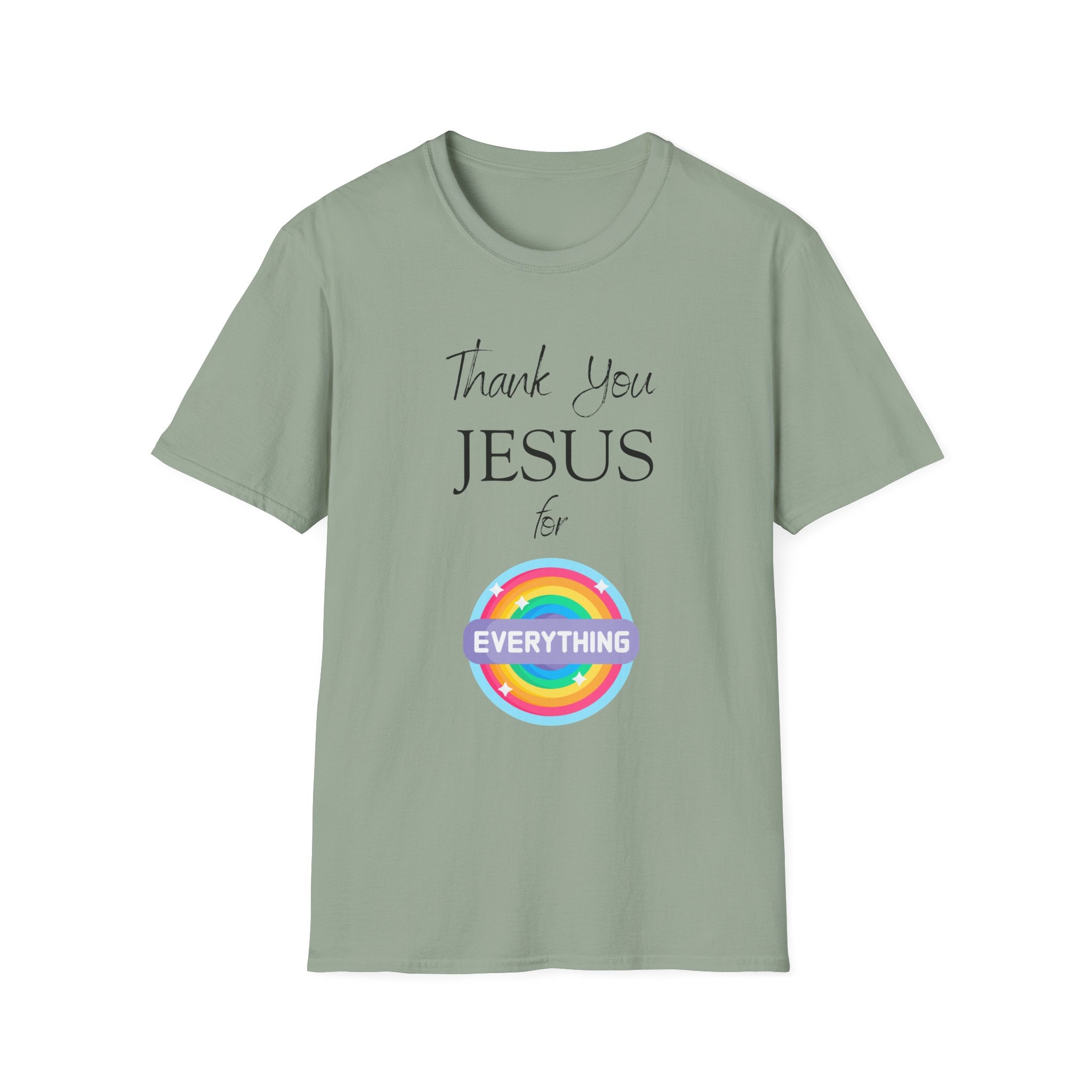 Thank You Jesus For Everything T-Shirt | Christian Faith Tee