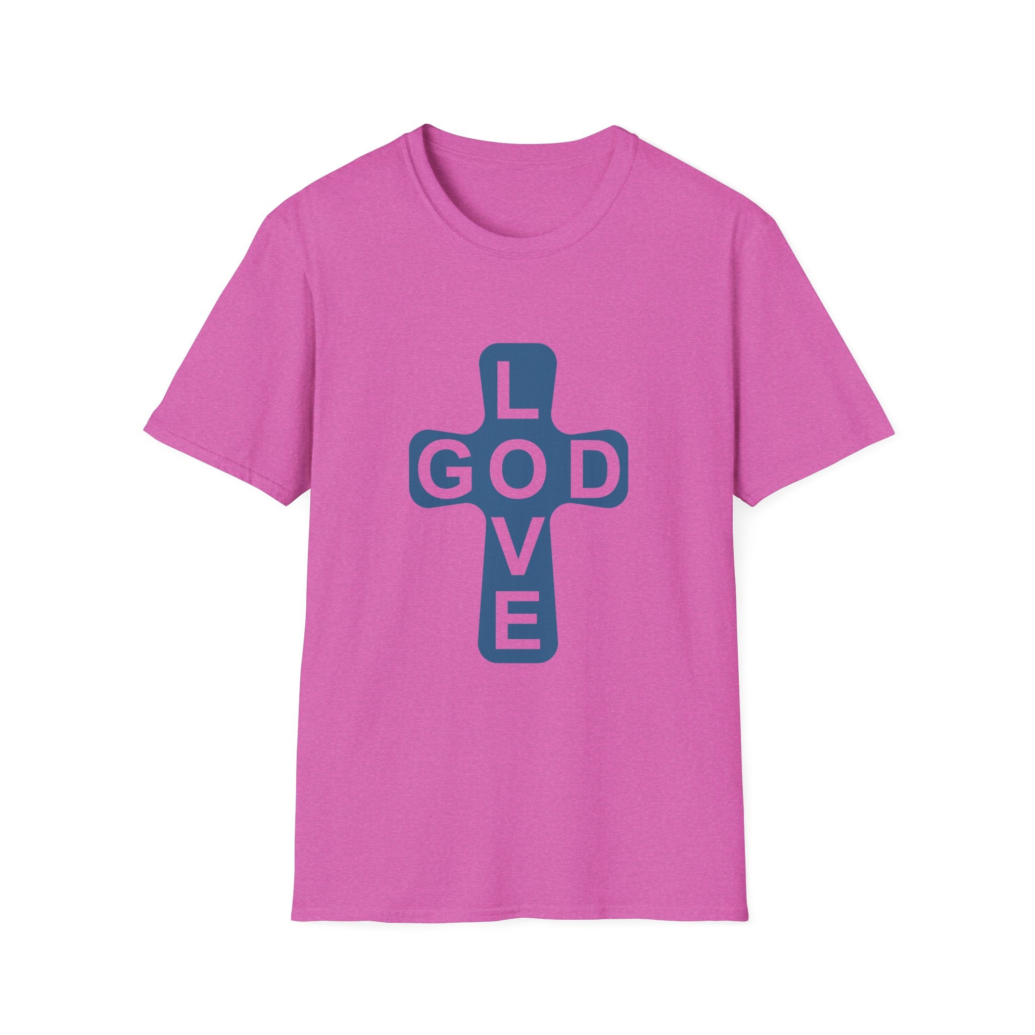 Love God Cross T-Shirt — Christian Faith Tee