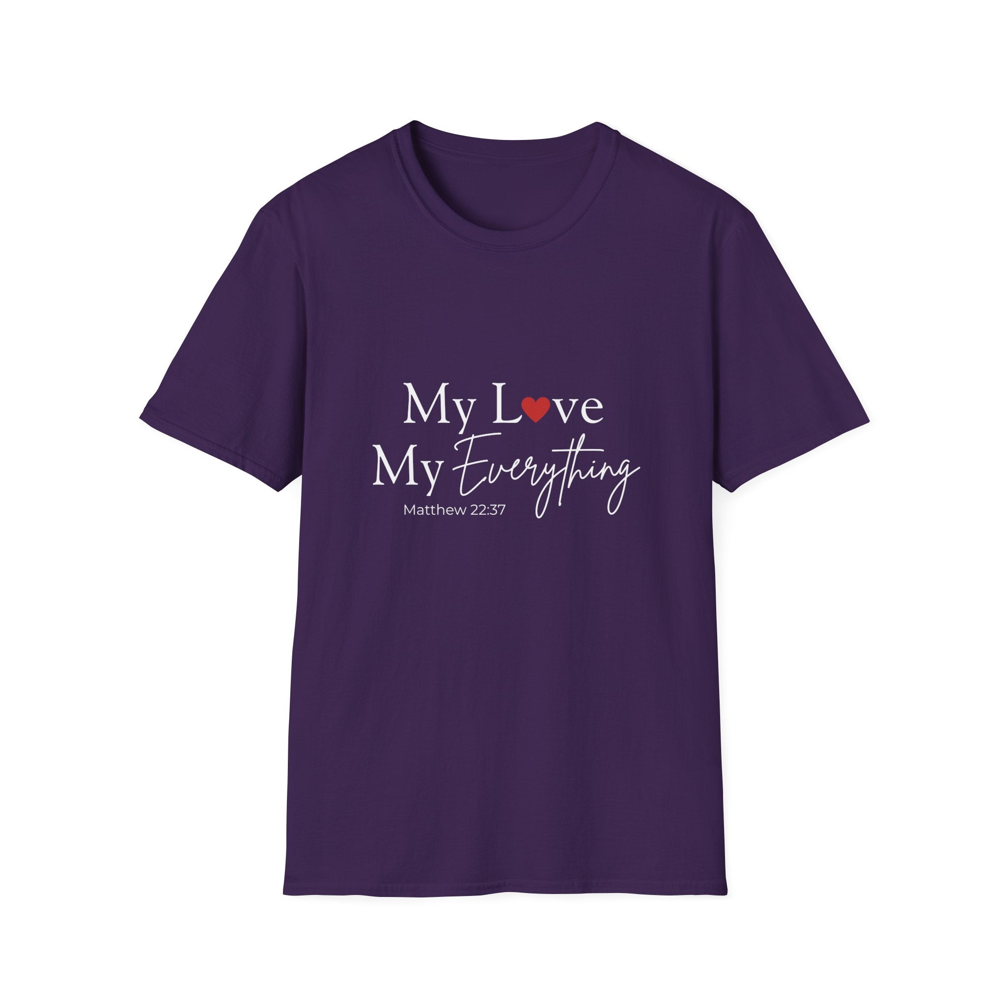My Love My Everything Jesus Christian T-Shirt — Love for Christ Faith Tee