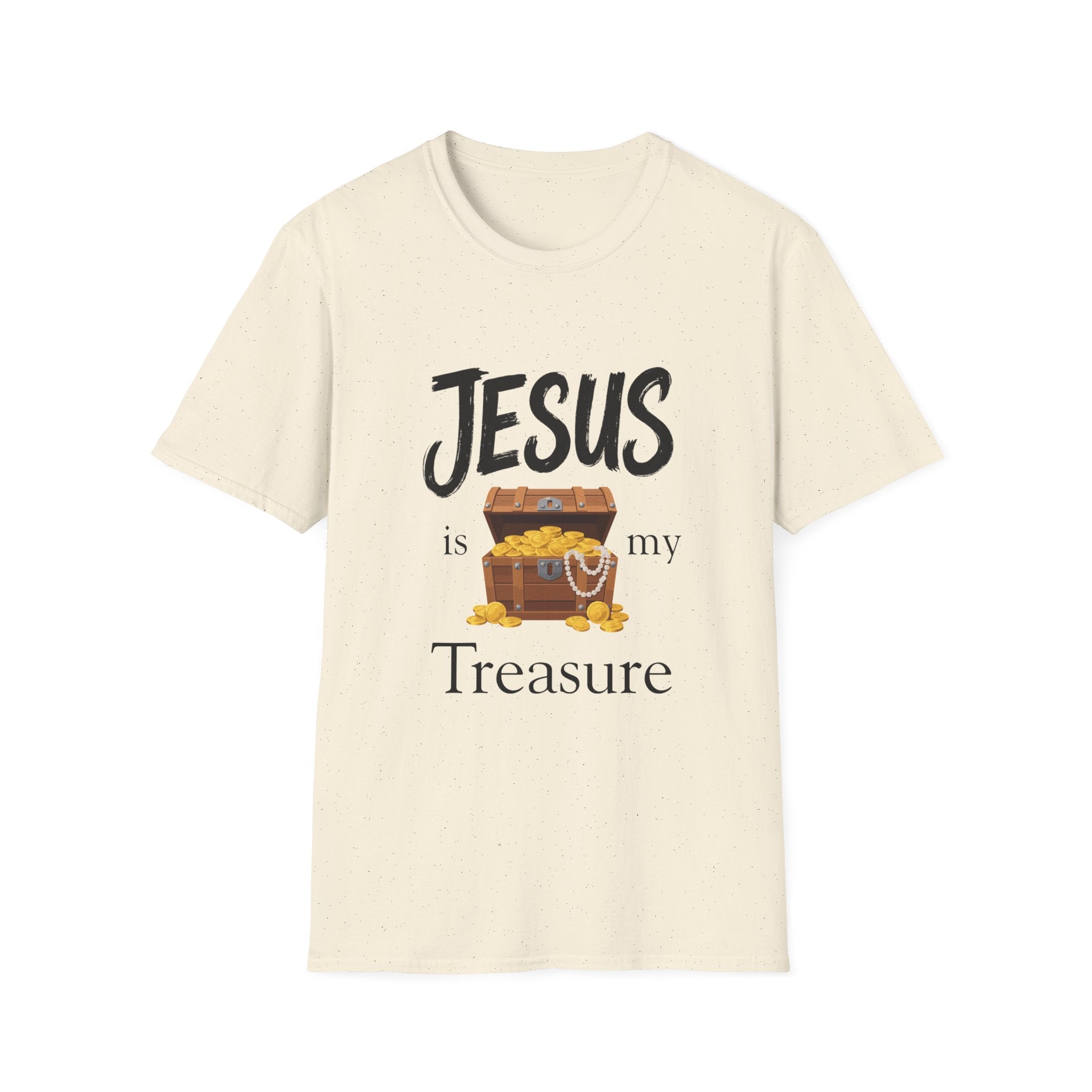 Jesus Is My Treasure T-Shirt — Christian Faith Graphic Tee