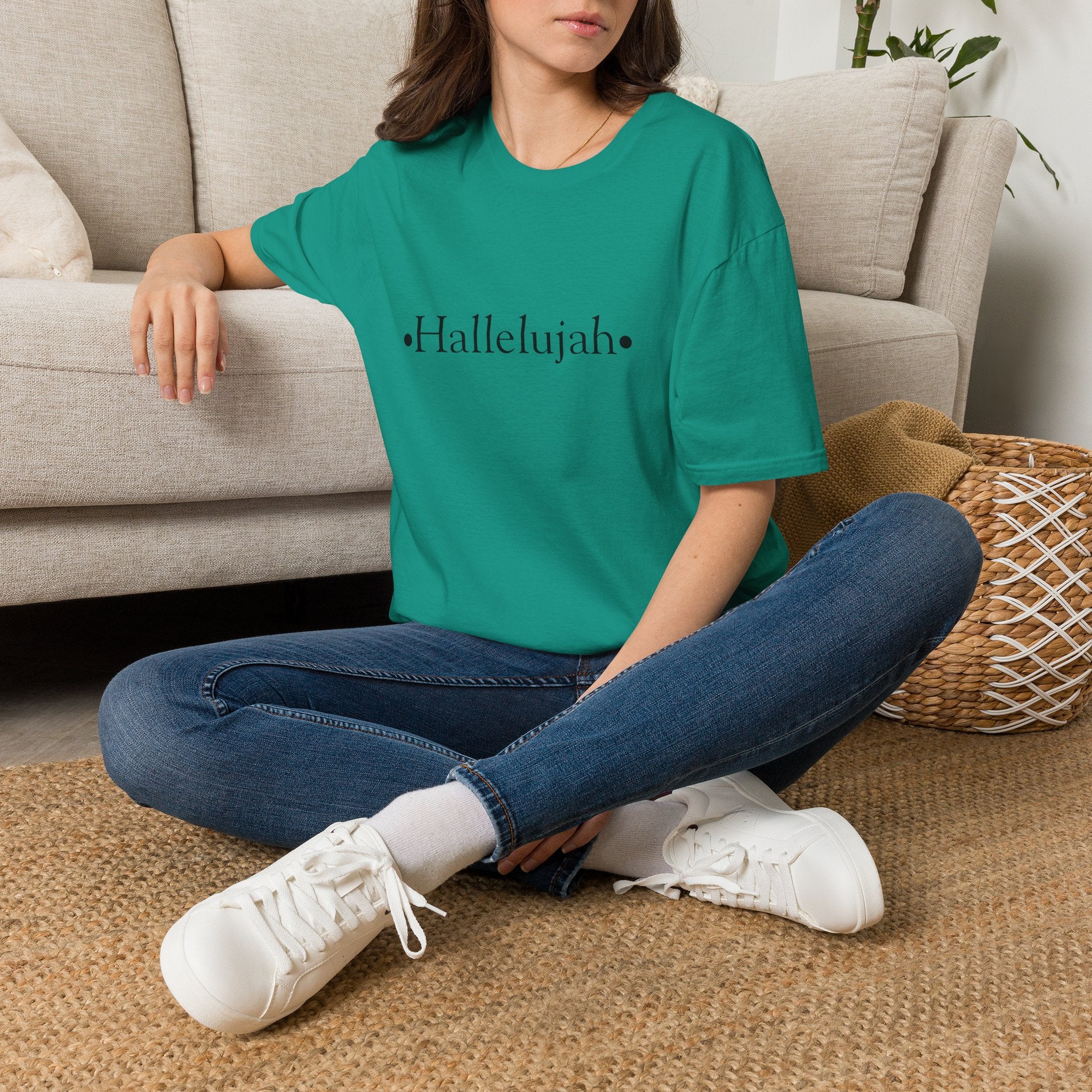 Hallelujah T-Shirt — Minimal Christian Faith Tee