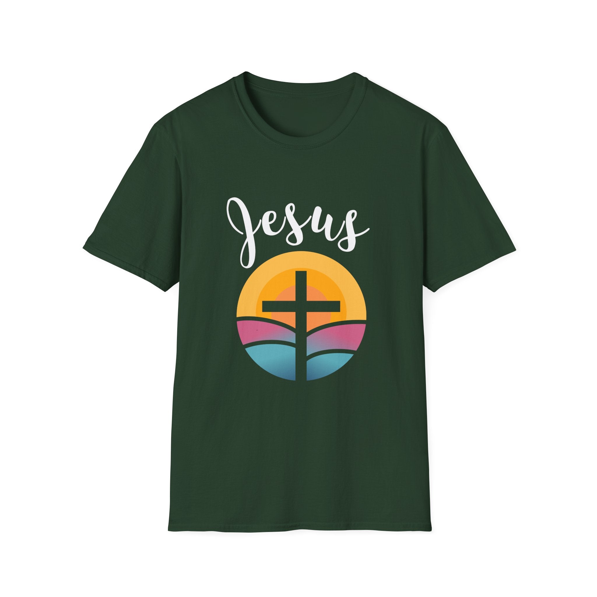 Sunrise Cross T-Shirt | Christian Faith graphic tee