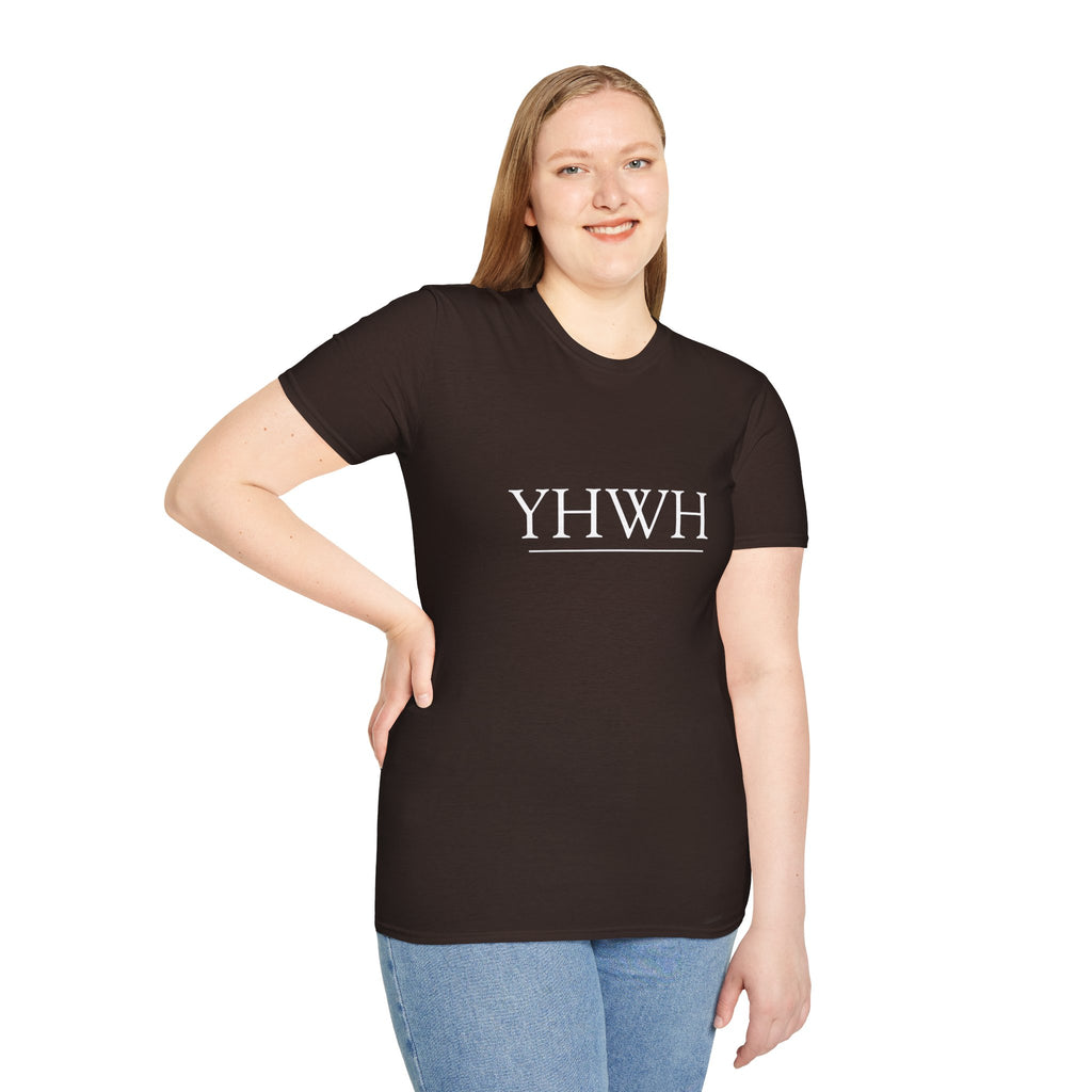 YHWH Faith T-Shirt — Minimalist Christian Scripture Tee