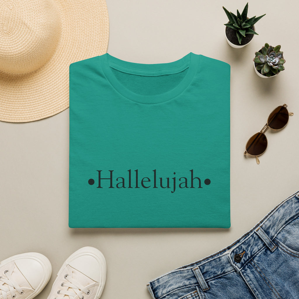 Hallelujah T-Shirt — Minimal Christian Faith Tee