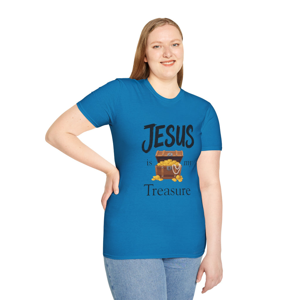 Jesus Is My Treasure T-Shirt — Christian Faith Graphic Tee