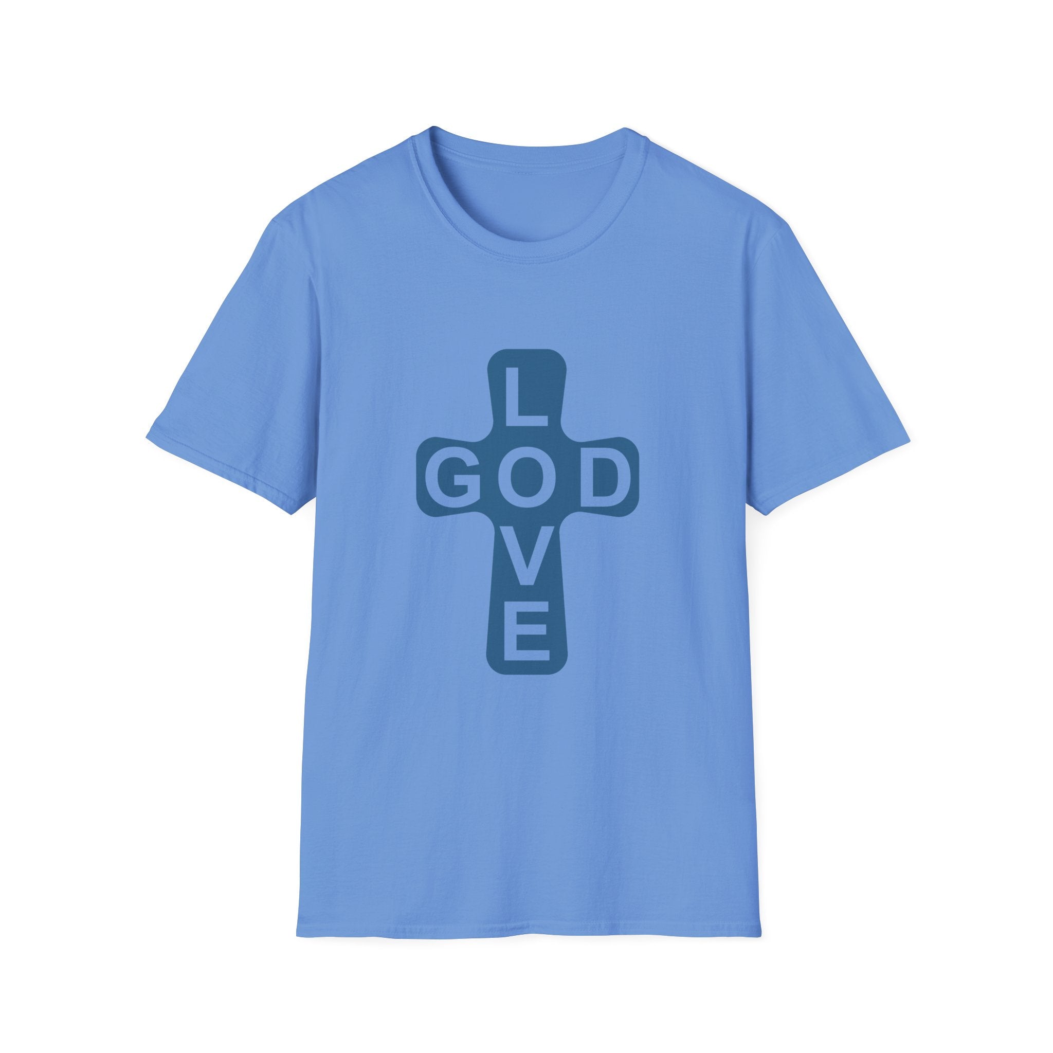 Love God Cross T-Shirt — Christian Faith Tee