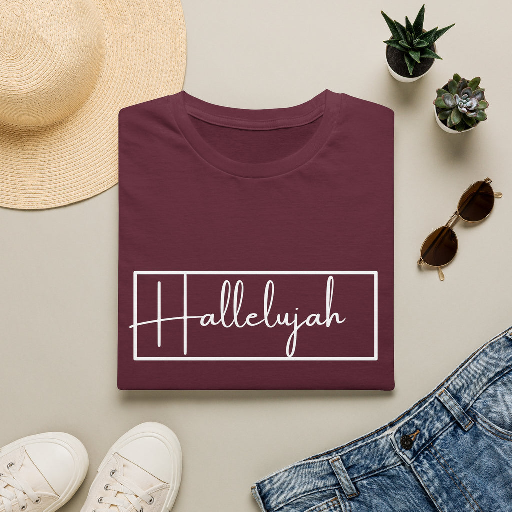 Hallelujah Graphic T-Shirt — Christian Faith Tee for Easter & Everyday