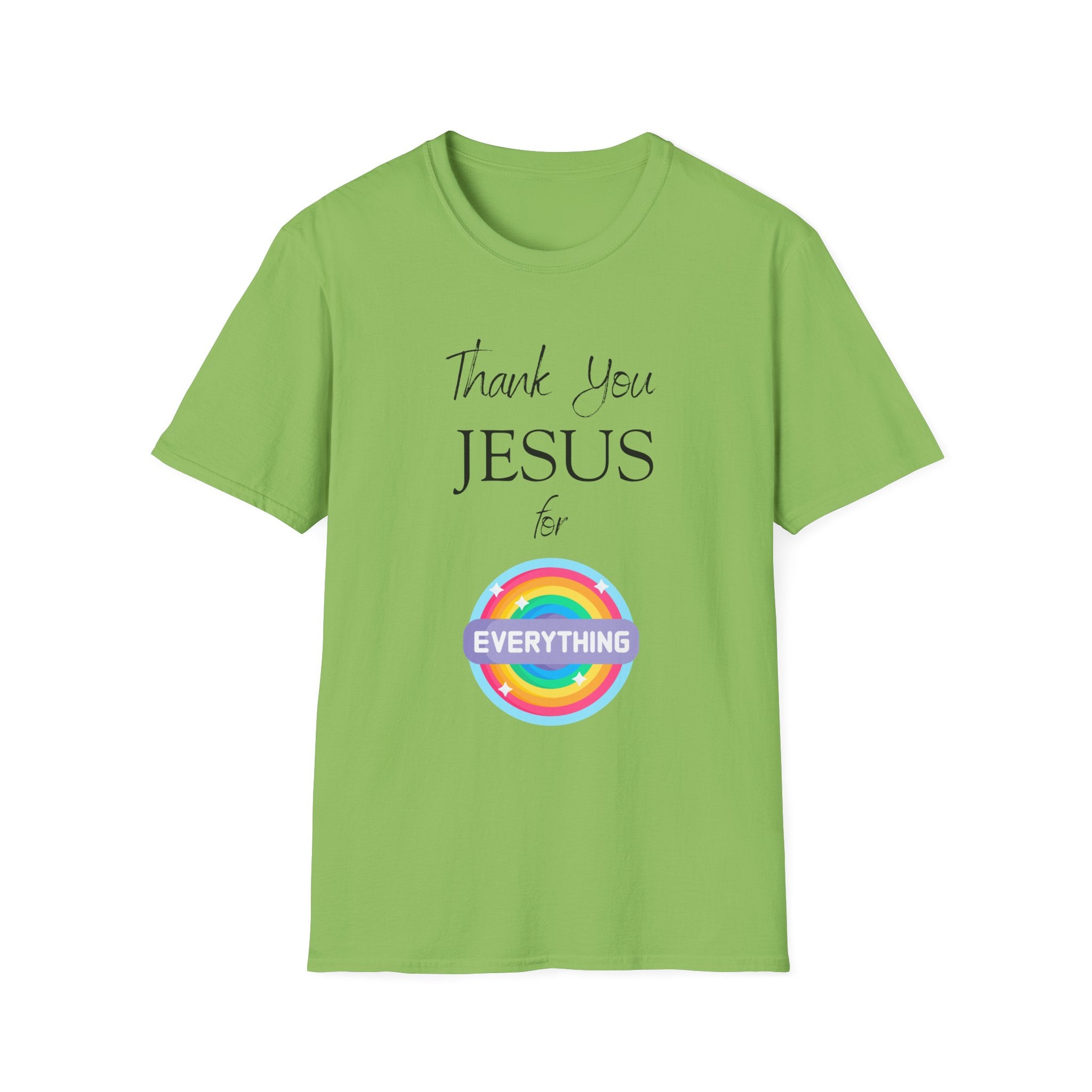 Thank You Jesus For Everything T-Shirt | Christian Faith Tee