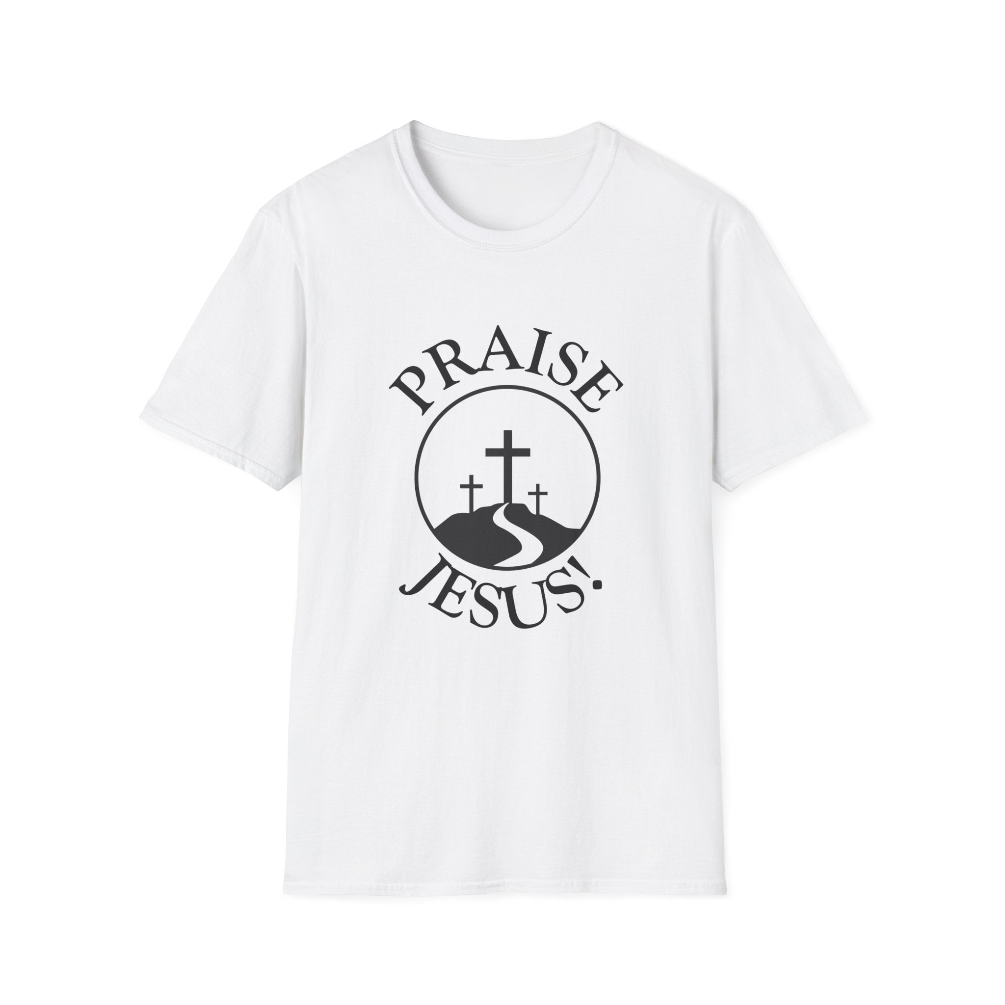 Praise Jesus T‑Shirt — Christian Faith Cross Tee
