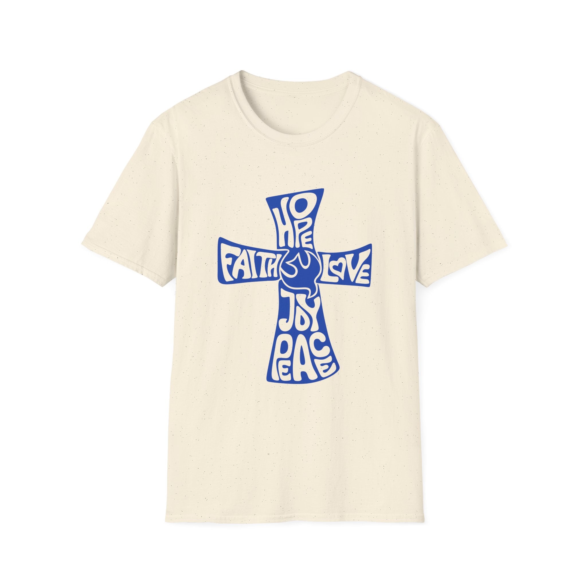 Faith Love Hope Cross T-Shirt — Christian Inspirational Graphic Tee