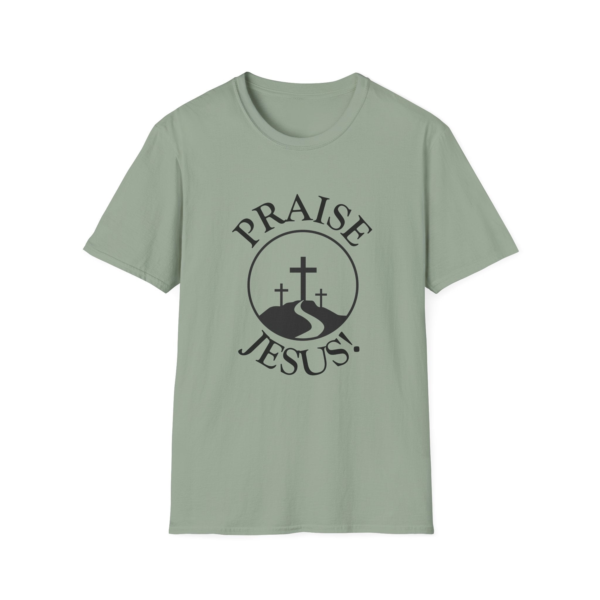 Praise Jesus T‑Shirt — Christian Faith Cross Tee