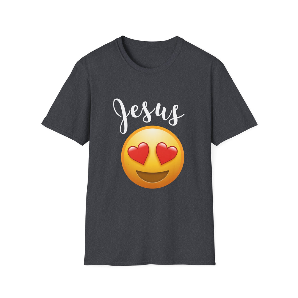 Heart Eyes for Jesus Emoji T-Shirt — Love Reaction Tee